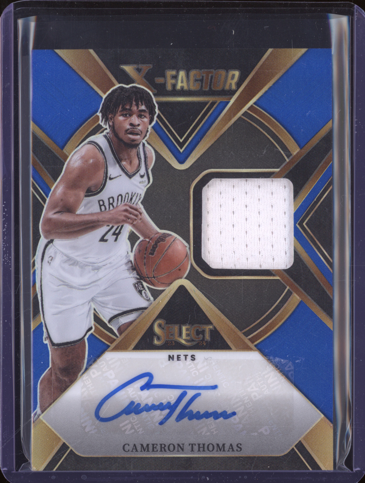 2023-24 Panini Select X-Factor #XFS-CT Cameron Thomas — front