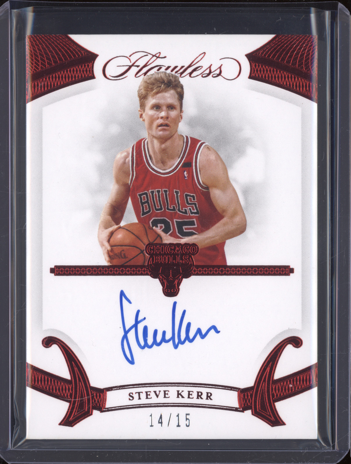 2019-20 Panini Flawless Autograph #FA-SKE Steve Kerr — front