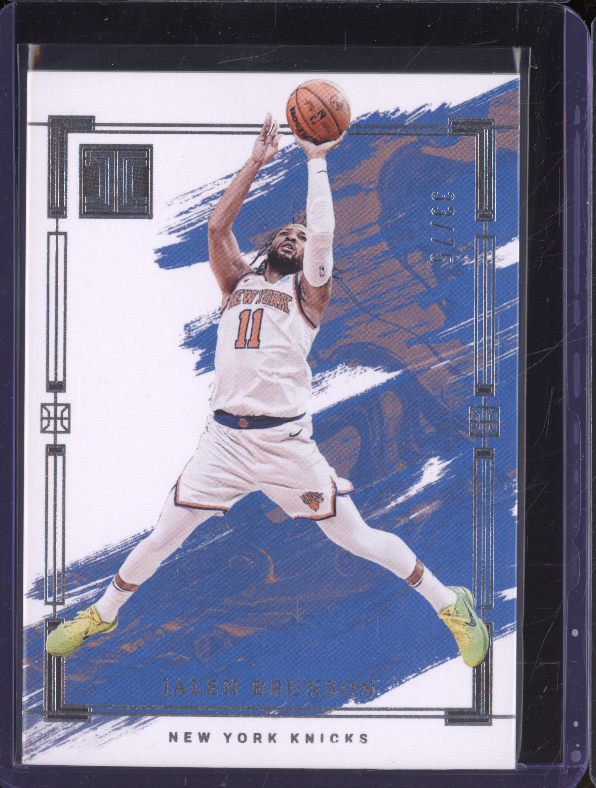 2023-24 Panini Impeccable #33/75 Jalen Brunson — front