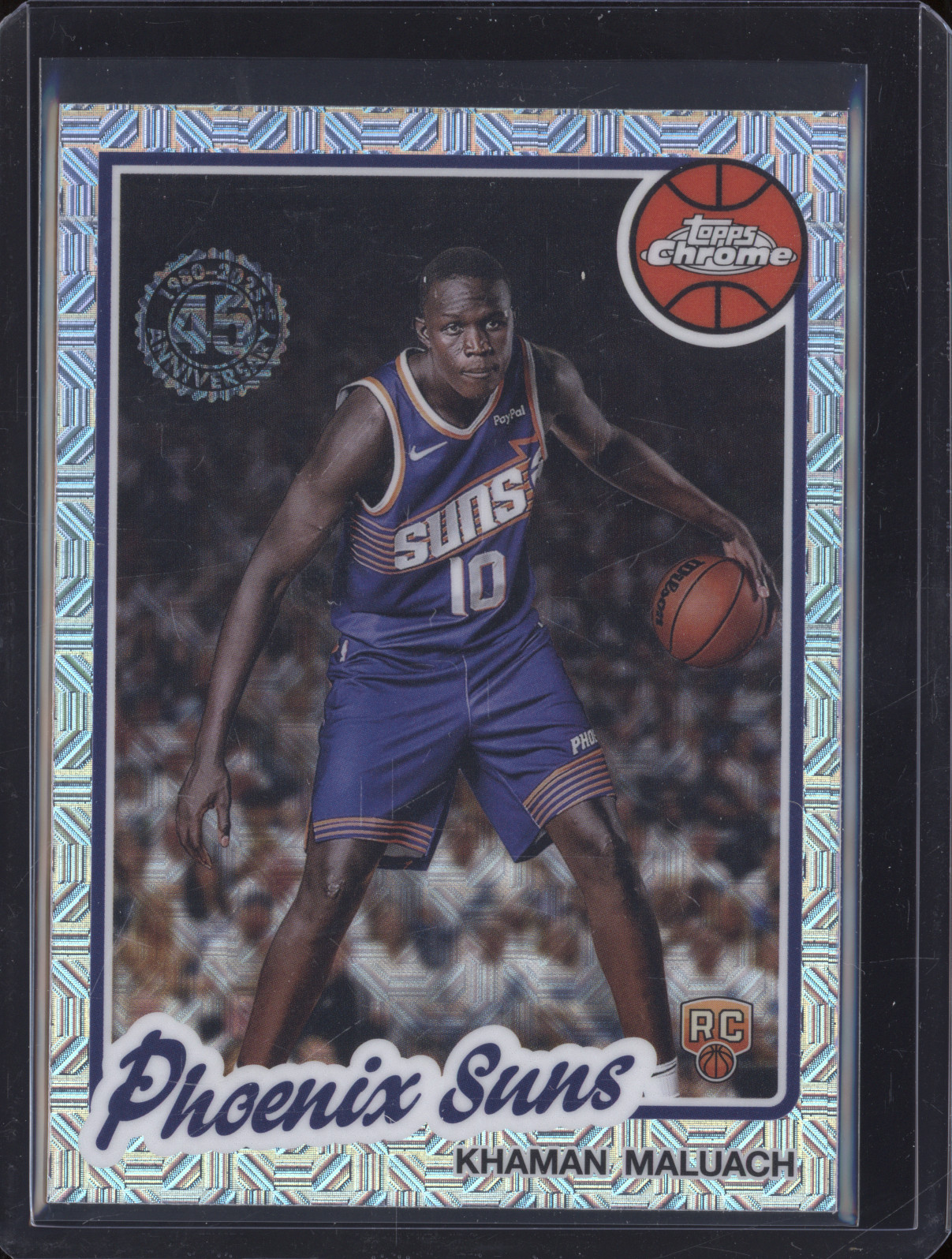 2025-26 Topps NBA Flagship #TC-KM Khaman Maluach Chrome Mojo — front