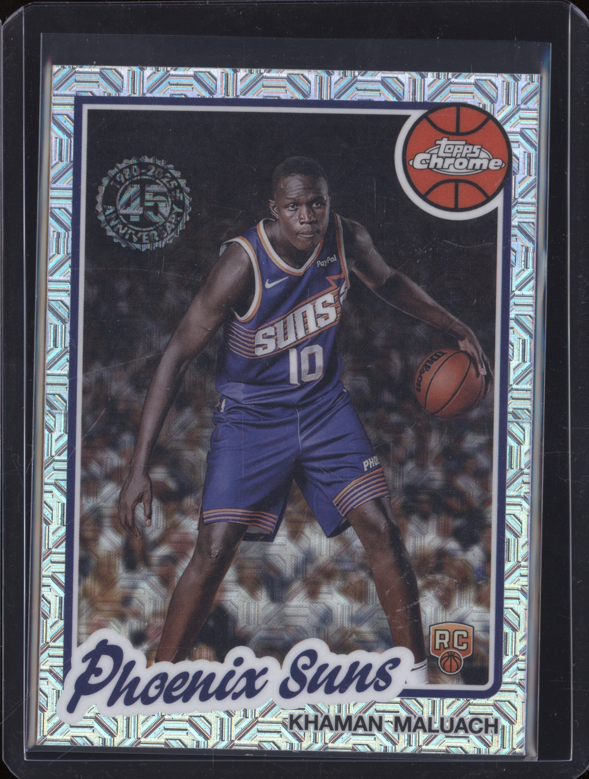 2025 Topps NBA 1980-81 Chrome #TC-KM Khaman Maluach — front