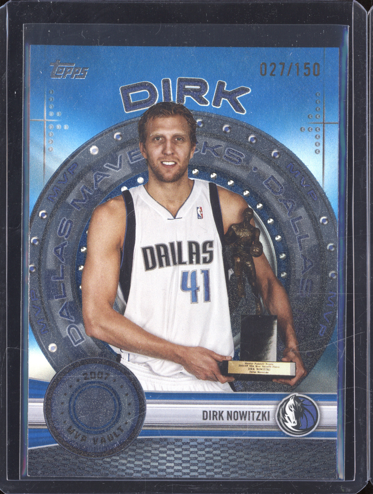 2025-26 Topps MVP Vault #MVP-9 Dirk Nowitzki — front