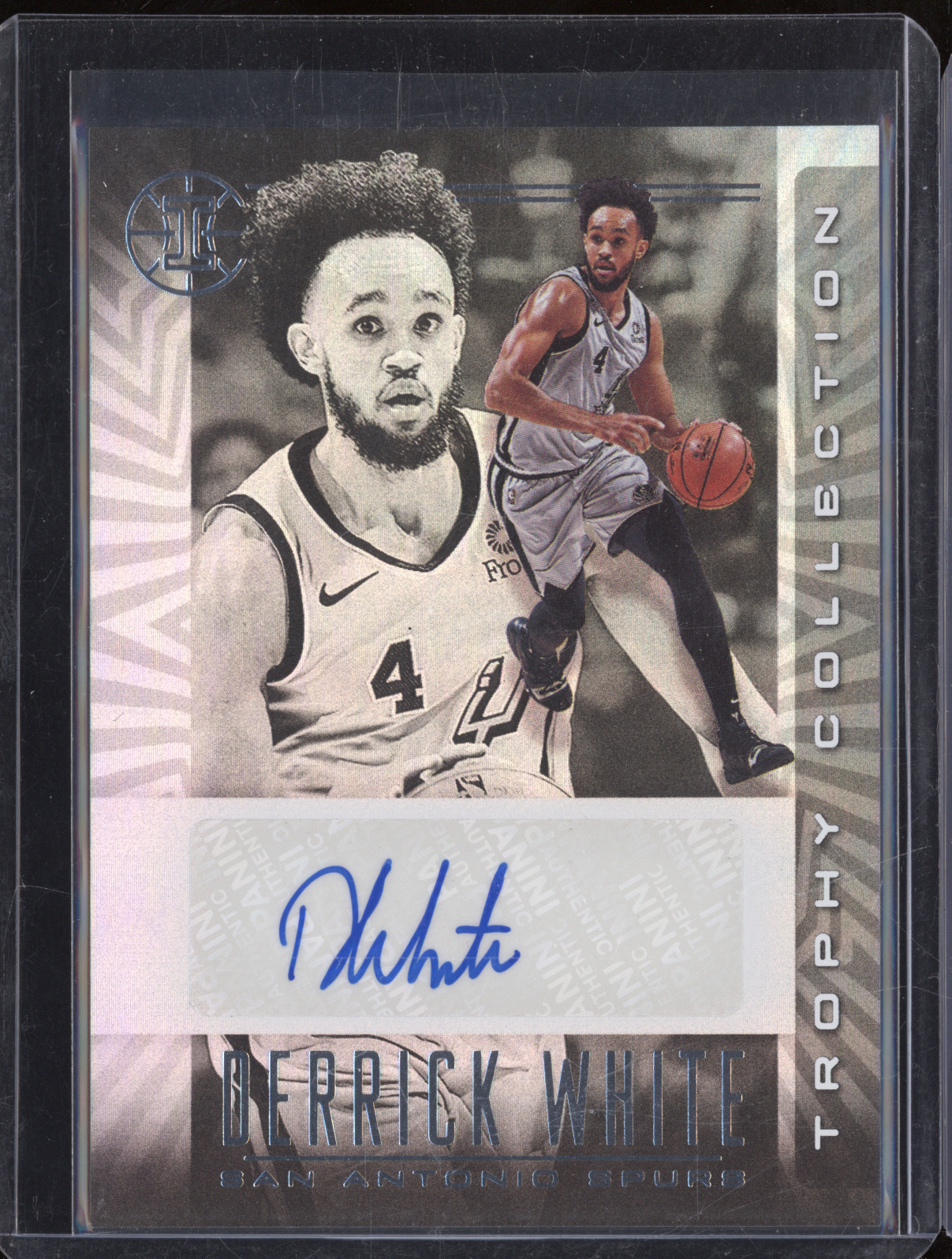 2019-20 Panini Illusions Trophy Collection #TC-DWH Derrick White — front
