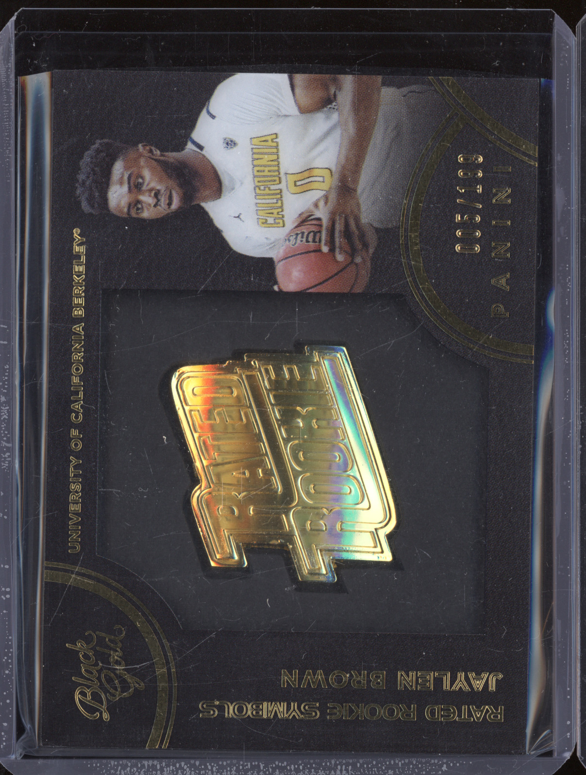 2016-17 Panini Black Gold Collegiate Rated Rookie Symbols #30 Jaylen Brown — front