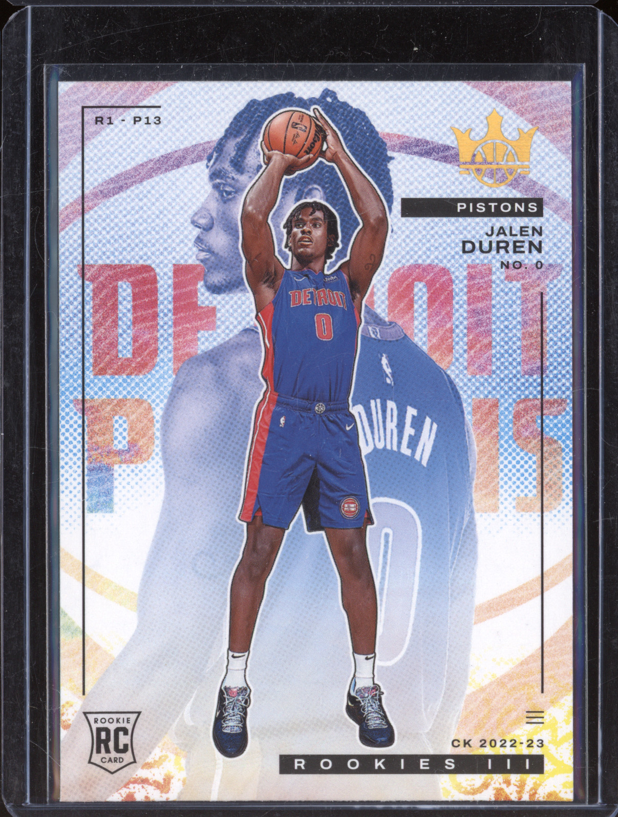 2022-23 Panini Court Kings Rookies III #P13 Jalen Duren — front