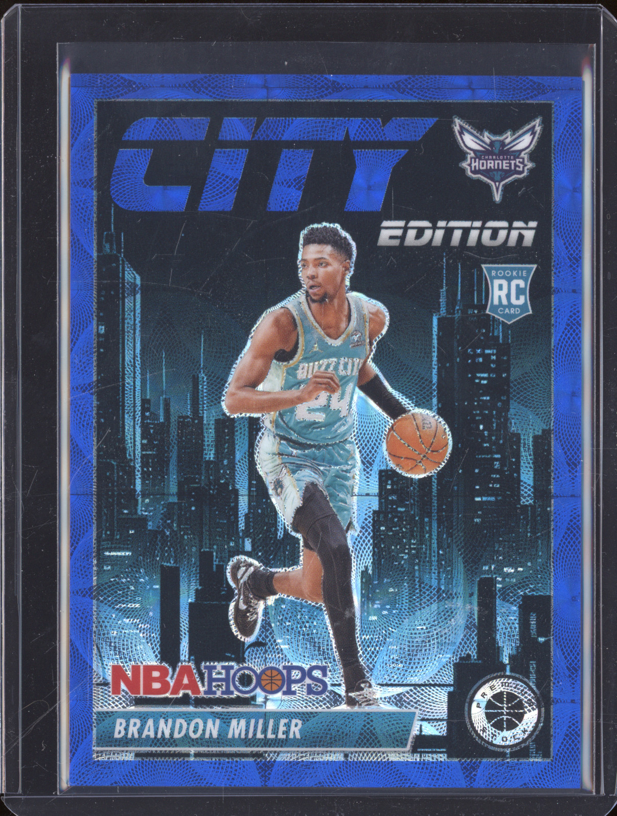 2023-24 Panini Hoops Premium Stock #12 Brandon Miller City Edition — front