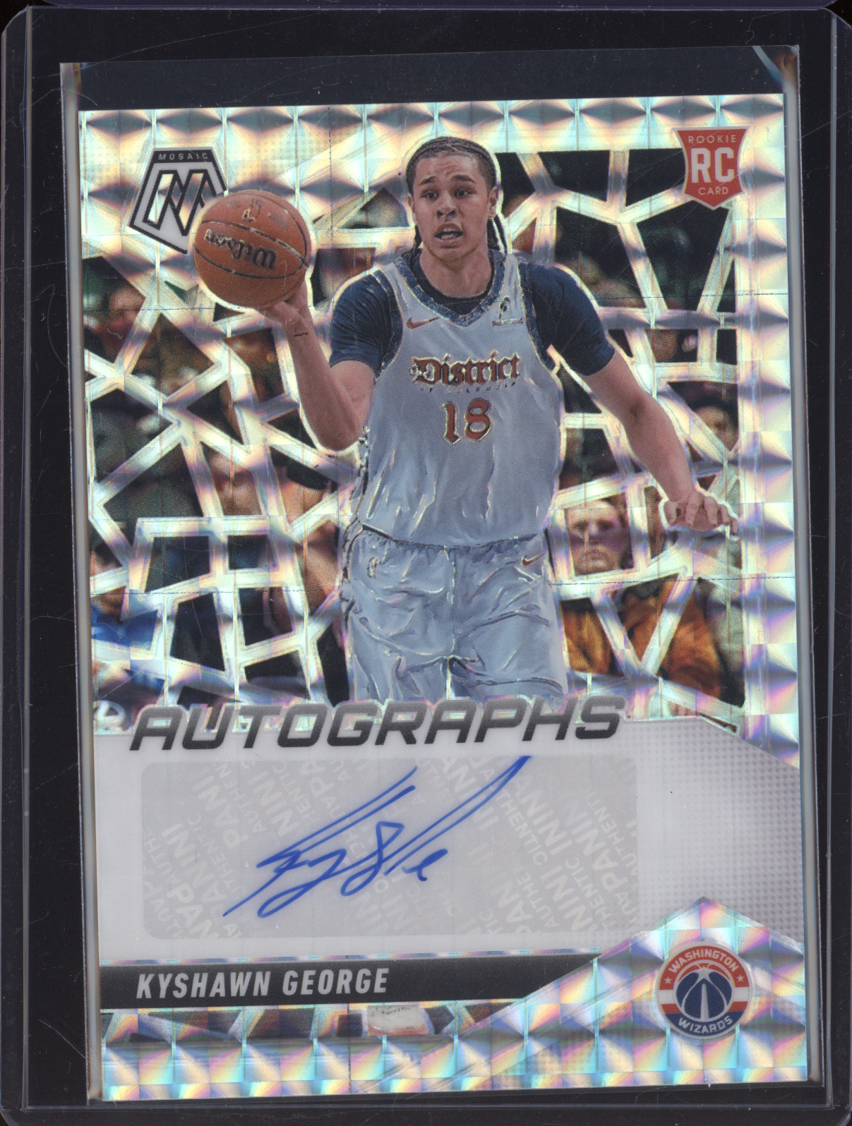 2024-25 Panini Mosaic #RAM-KYE Kyshawn George — front