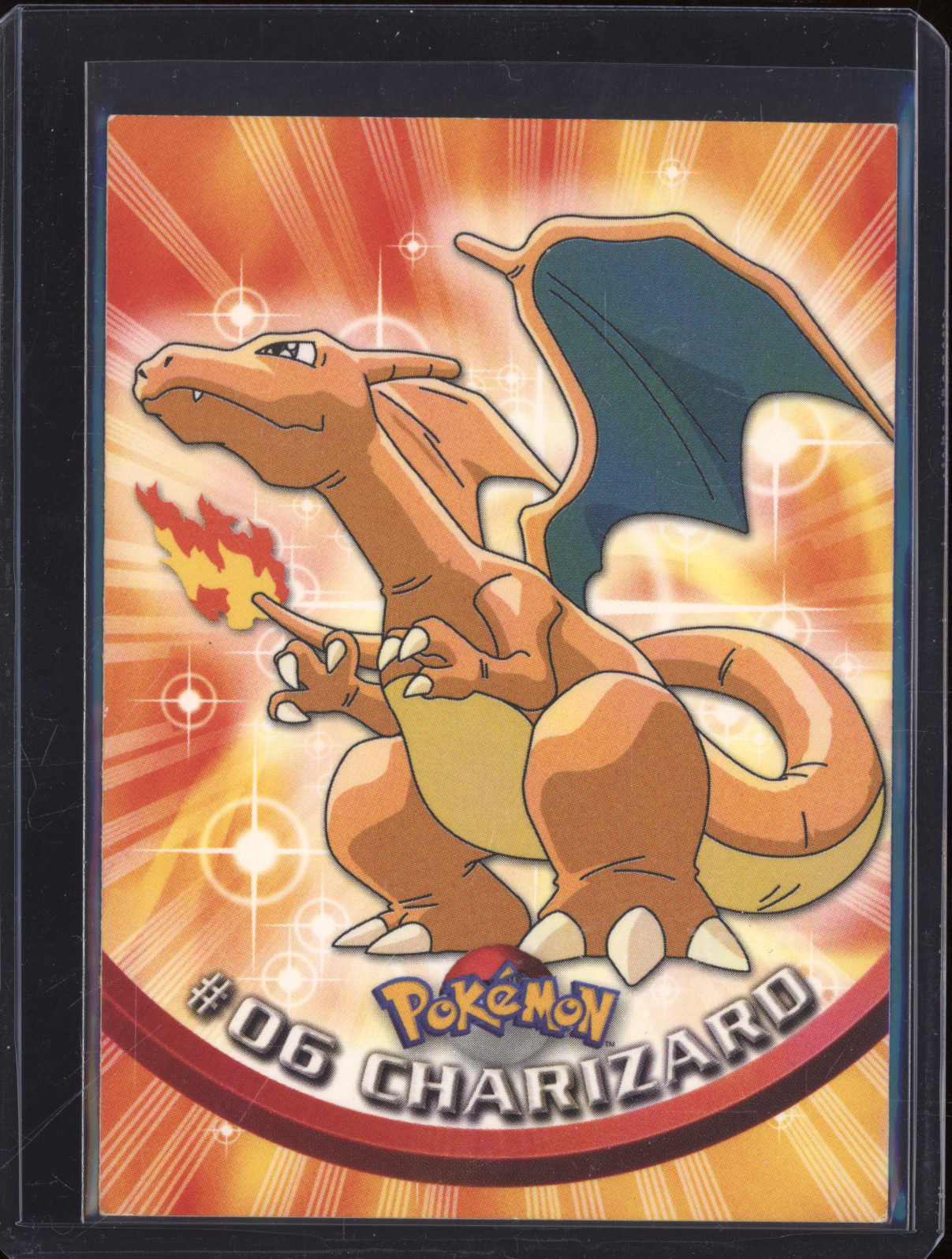 1999 Topps #06 Charizard TV Animation Edition — front