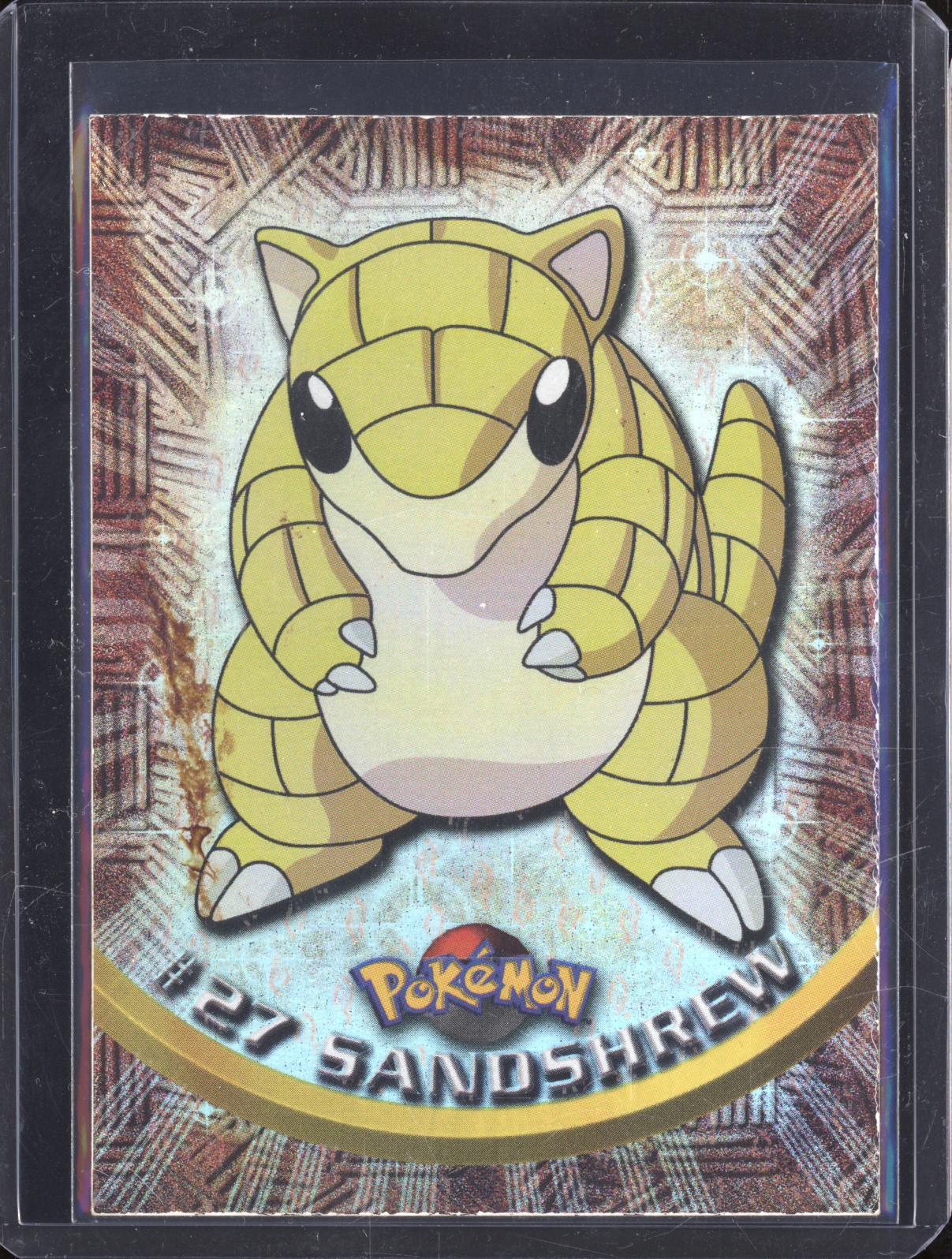 1999 Topps TV Animation Edition #27 Sandshrew — front
