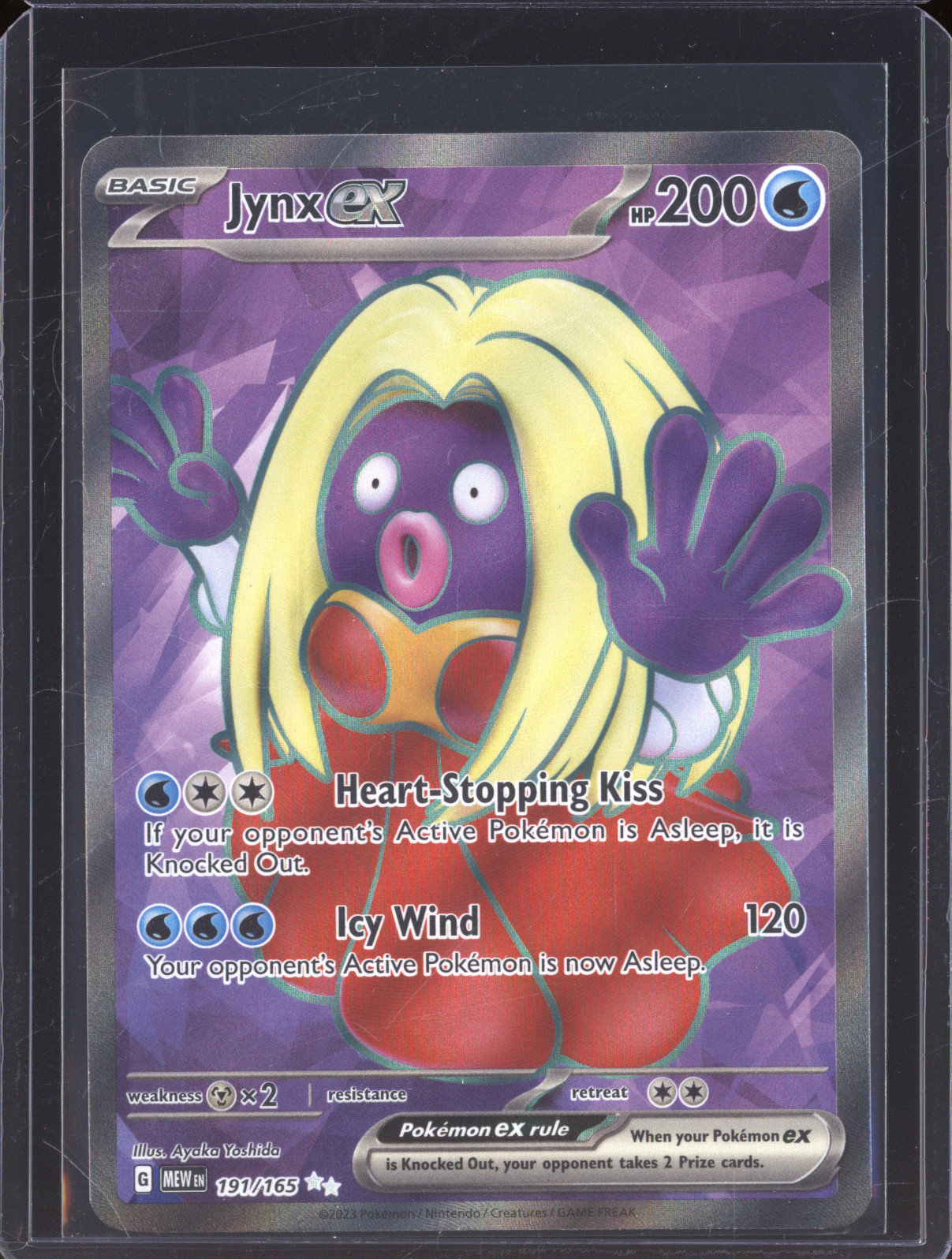 2023 Pokémon Scarlet & Violet 151 #191/165 Jynx ex — front