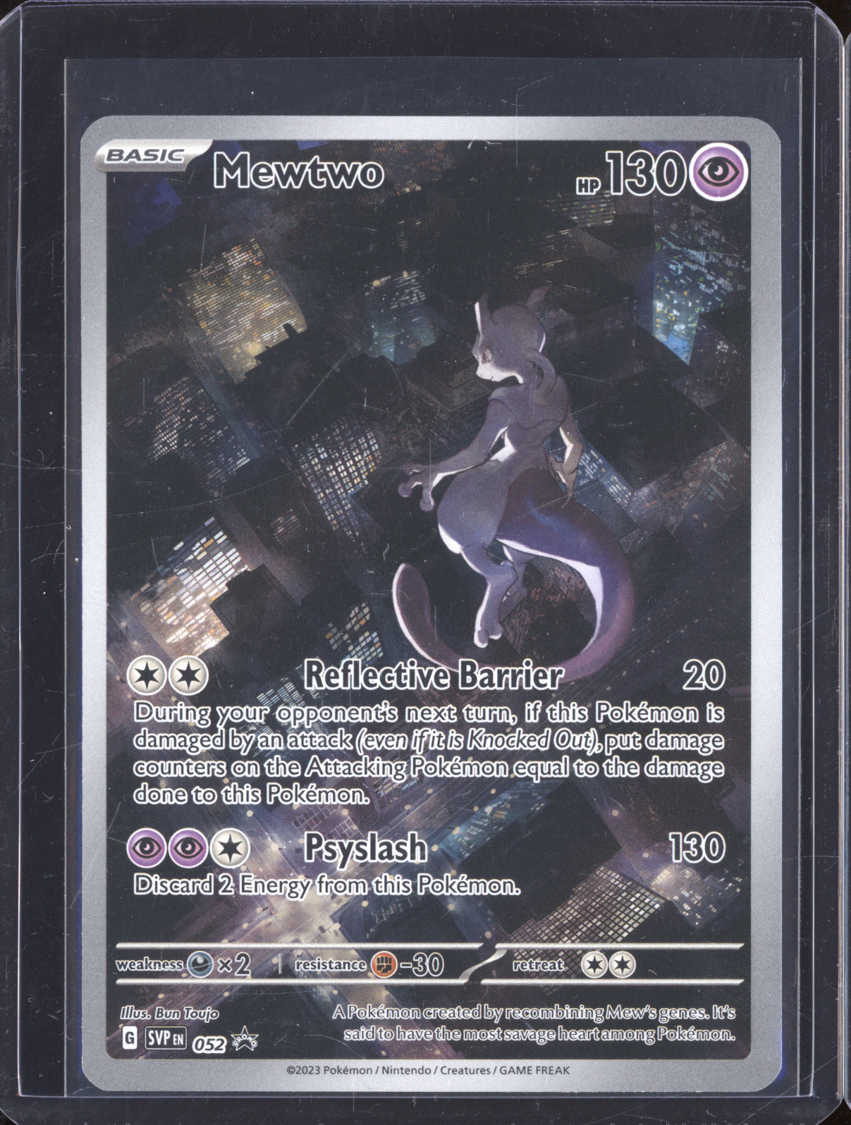 2023 Pokemon SVP #052 Mewtwo — front
