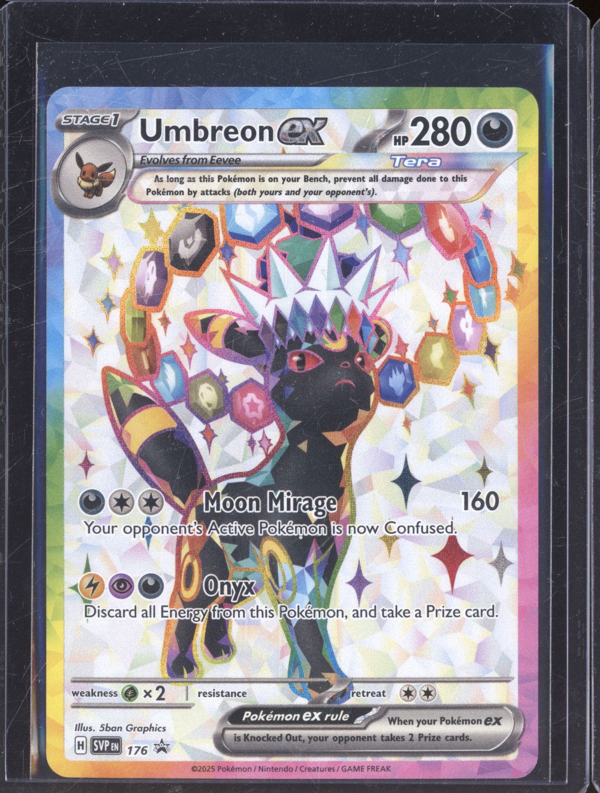 2025 Pokémon SV-P #176 Umbreon ex — front