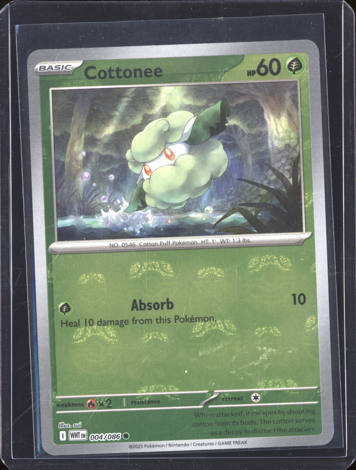2025 Pokémon Scarlet & Violet #004 Cottonee — front