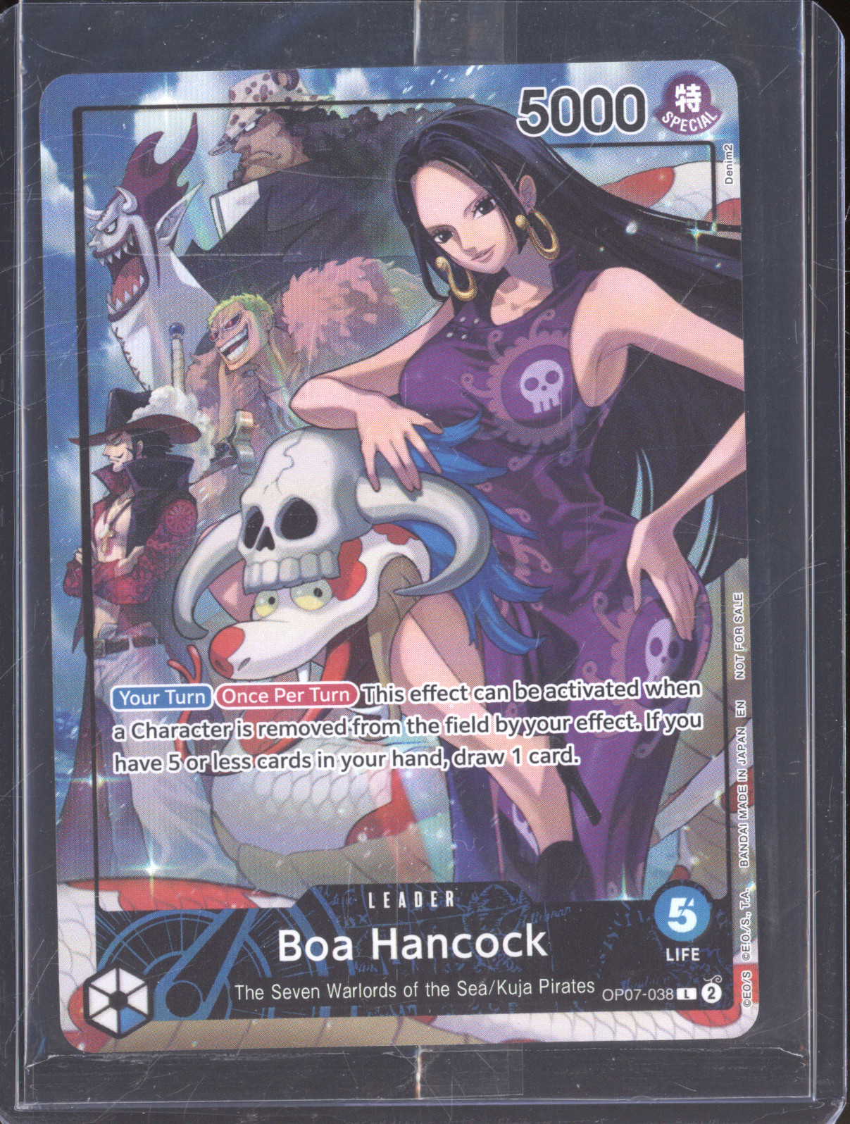 2025 One Piece TCG OP07-038 Boa Hancock — front