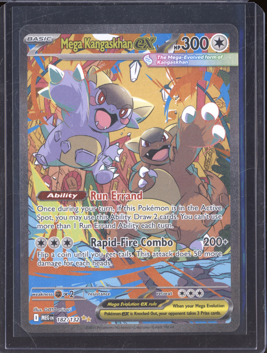 2025 Pokemon Mega Evolutions #182 Mega Kangaskhan ex — front
