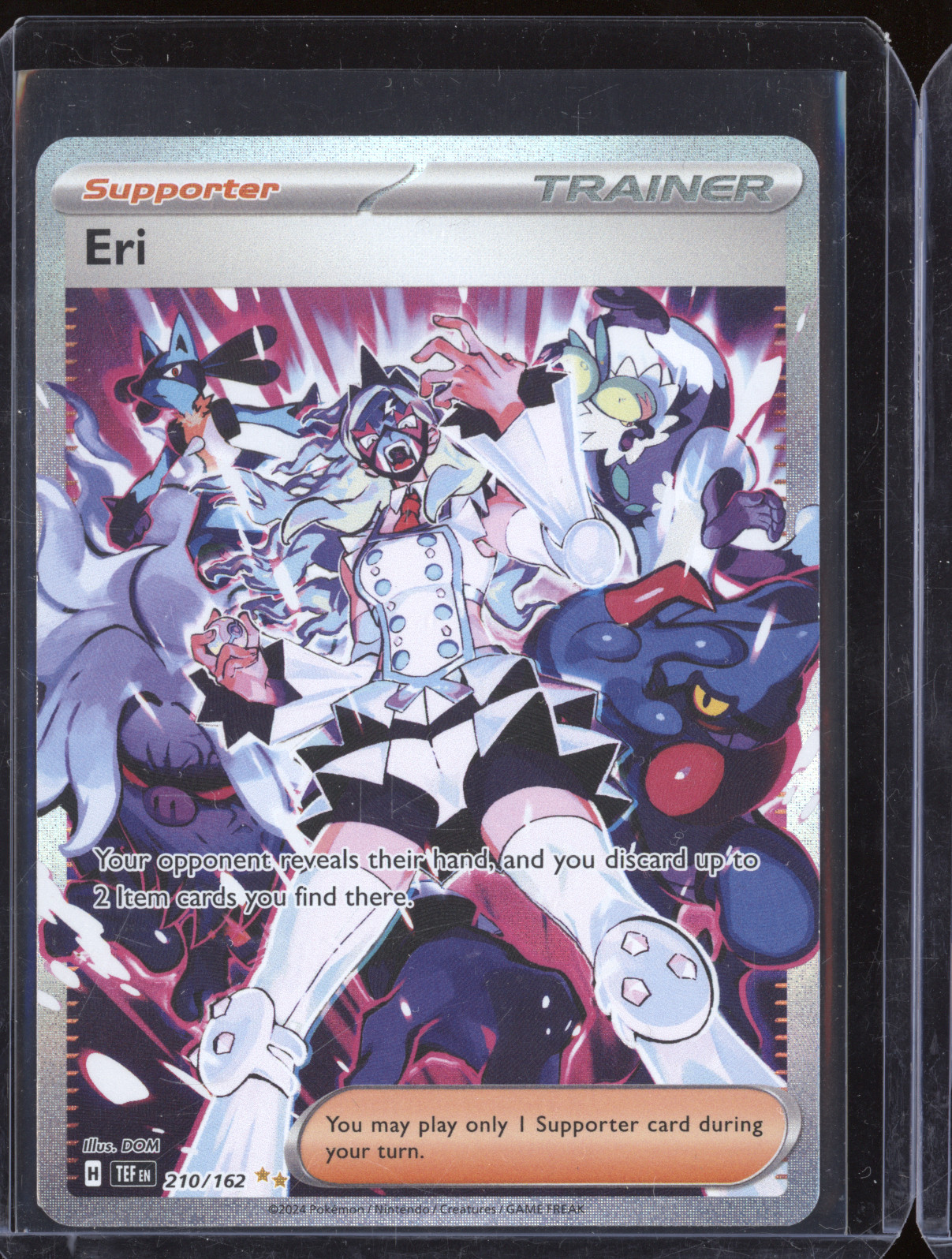 2024 Pokemon SV05: Temporal Forces #210 Eri Special Illustration Rare — front