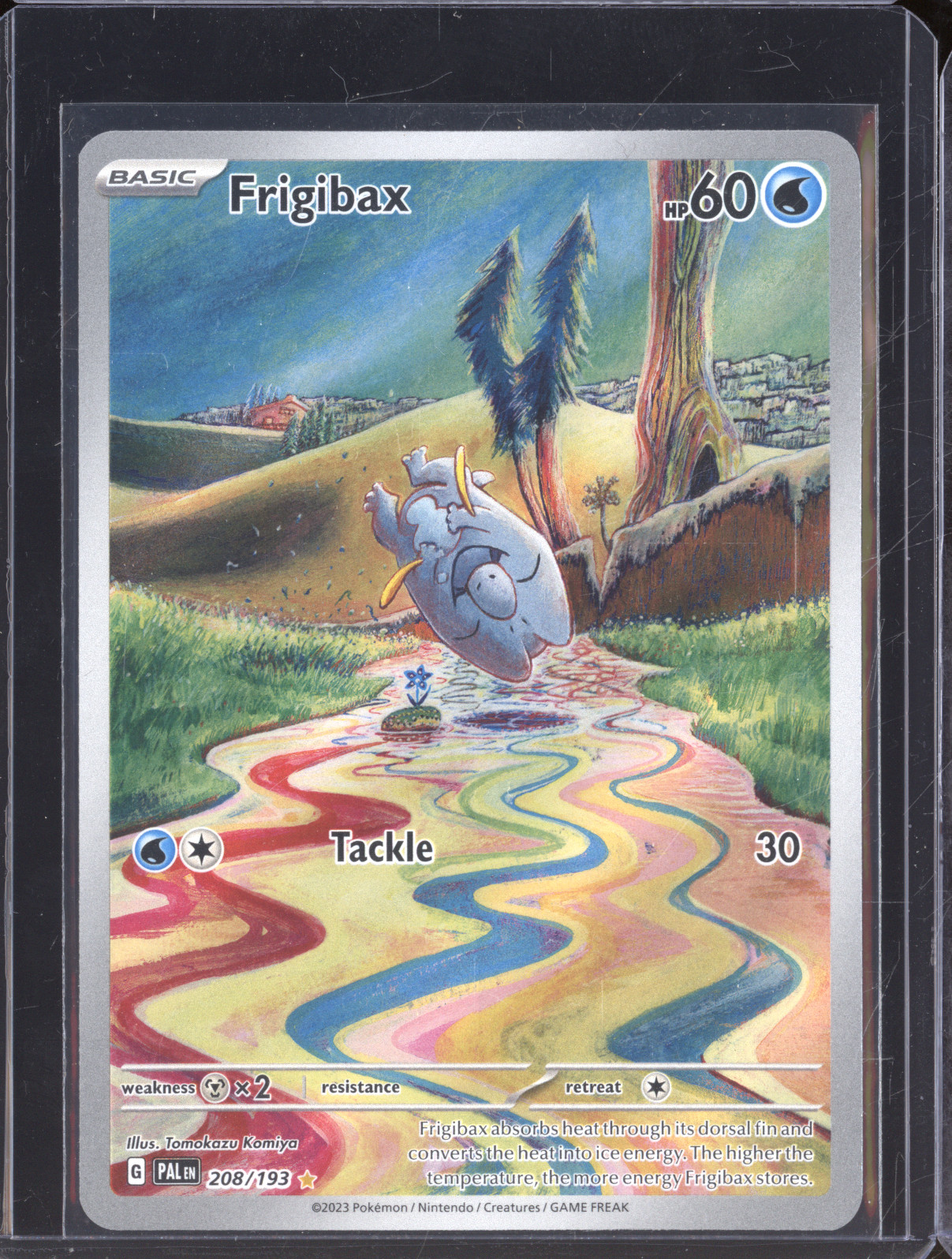 2023 Pokémon Paldea Evolved #208 Frigibax — front