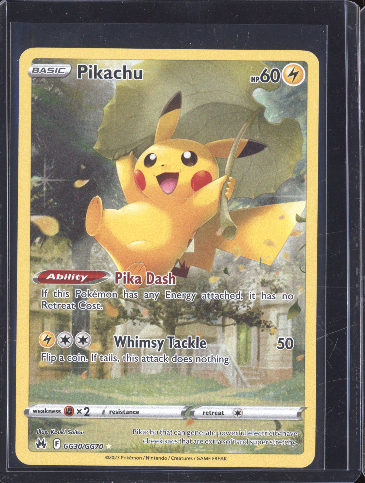 2023 Pokemon Crown Zenith #GG30 Pikachu — front