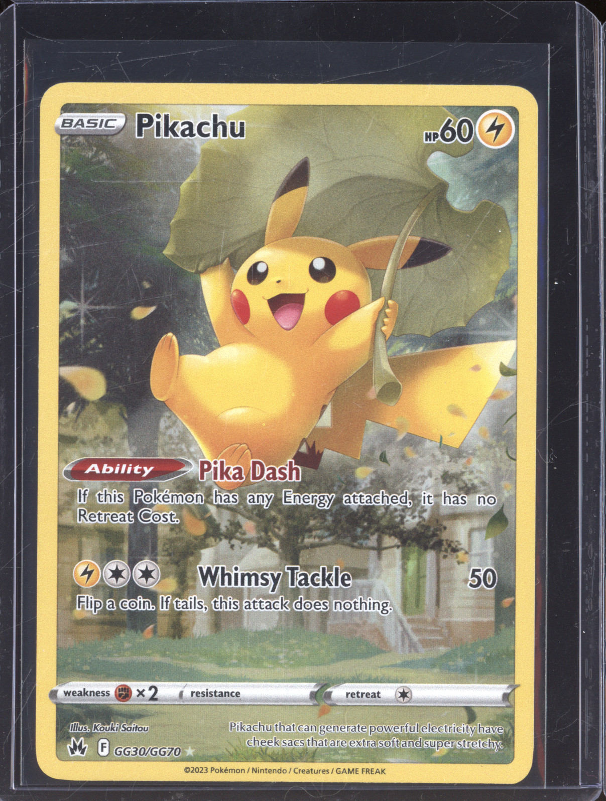 2023 Pokemon Crown Zenith #GG30 Pikachu — front