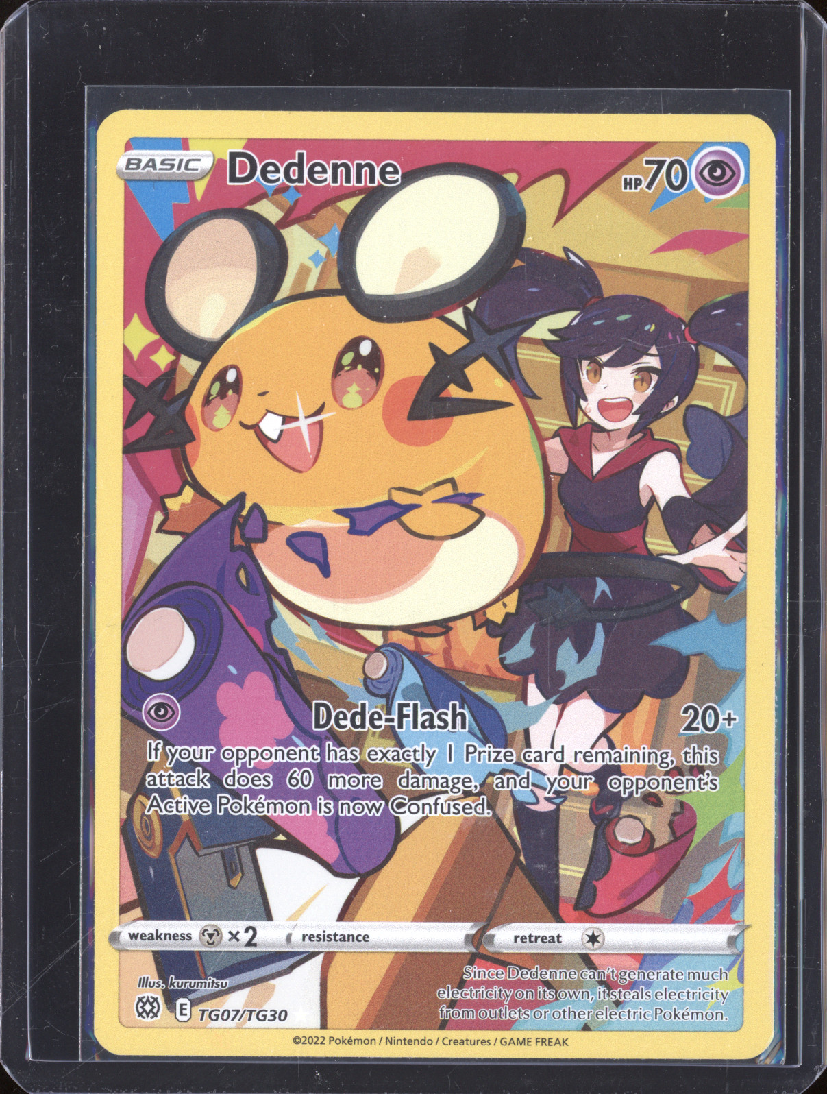 2022 Pokemon TCG Brilliant Stars #TG07 Dedenne — front