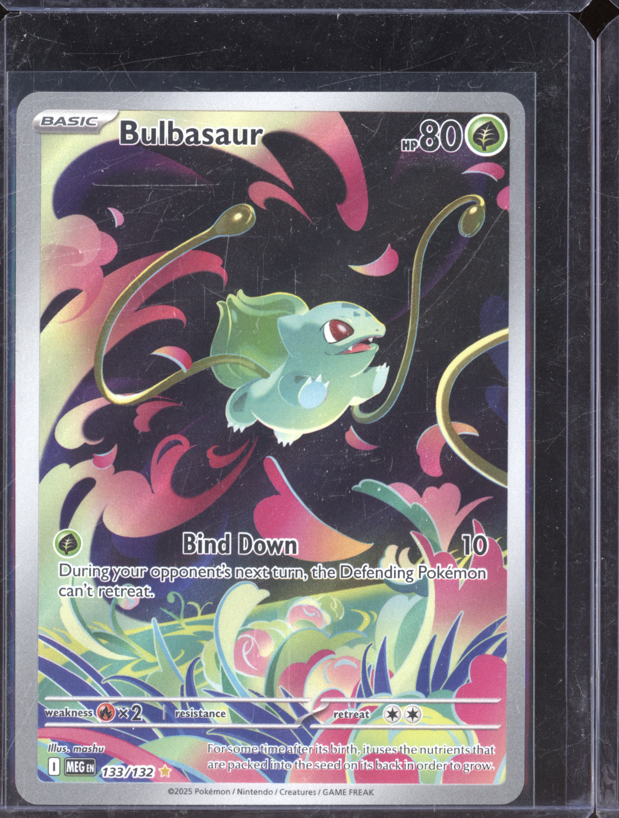 2025 Pokémon MEG EN #133 Bulbasaur — front