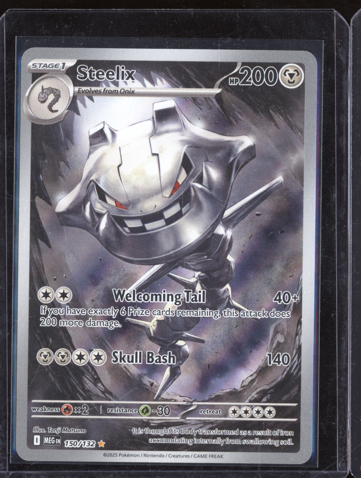 2025 Pokemon Mega Evolution #150 Steelix — front