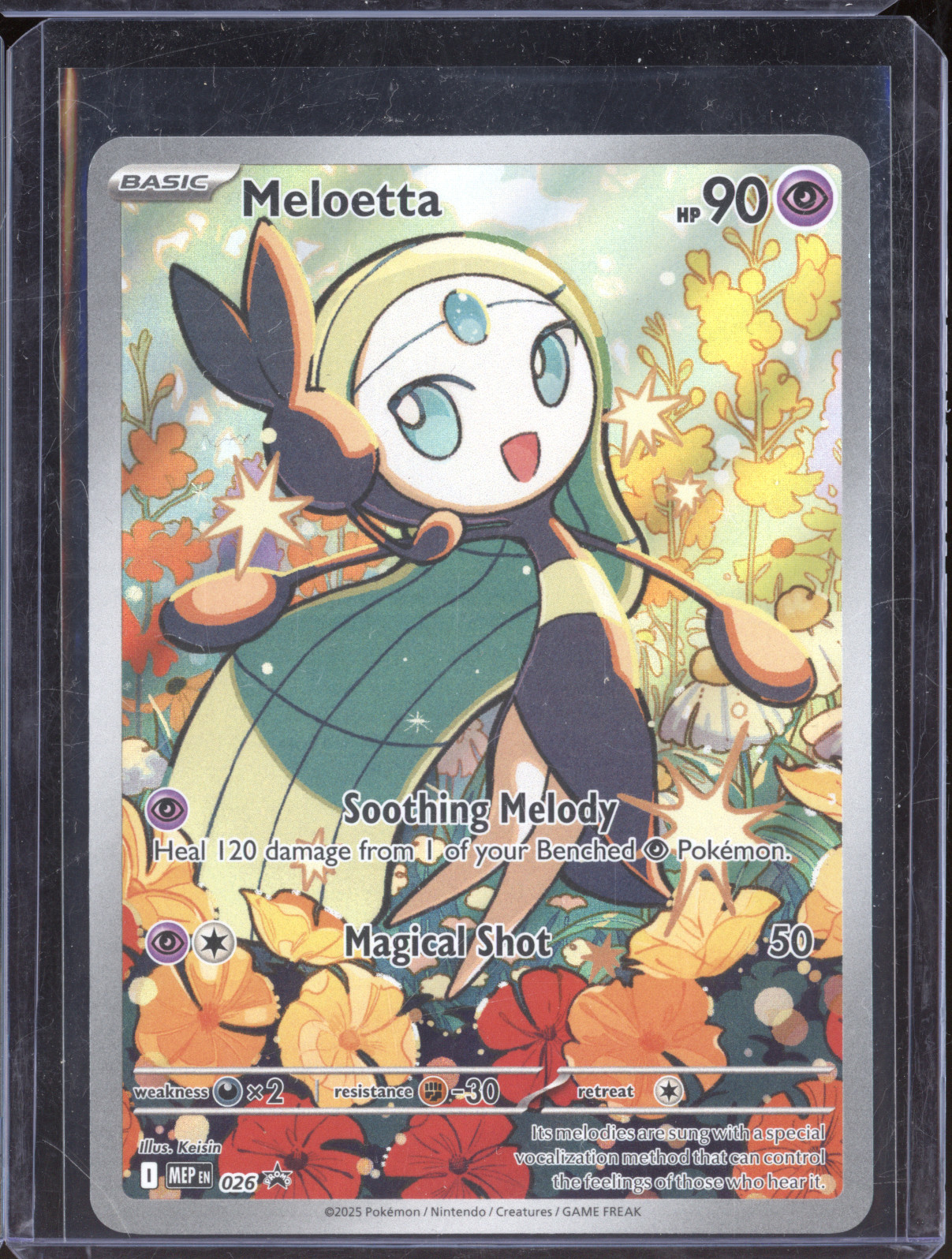 2025 Pokémon MEP #026 Meloetta — front