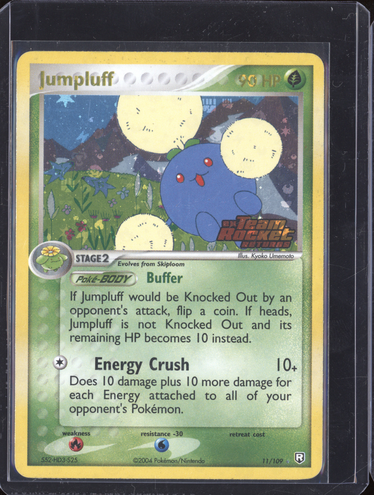 2004 Pokemon EX Team Rocket Returns #11 Jumpluff — front