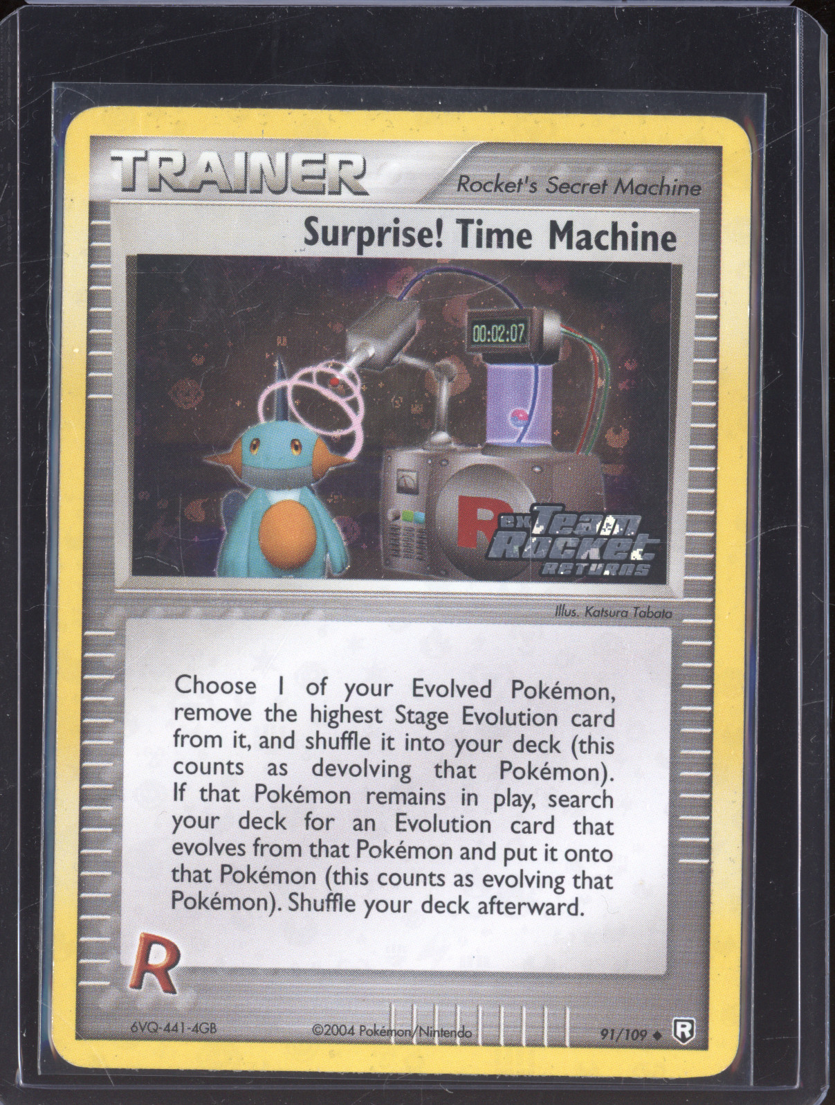 2004 Pokémon Neo Genesis #91 Surprise! Time Machine — front