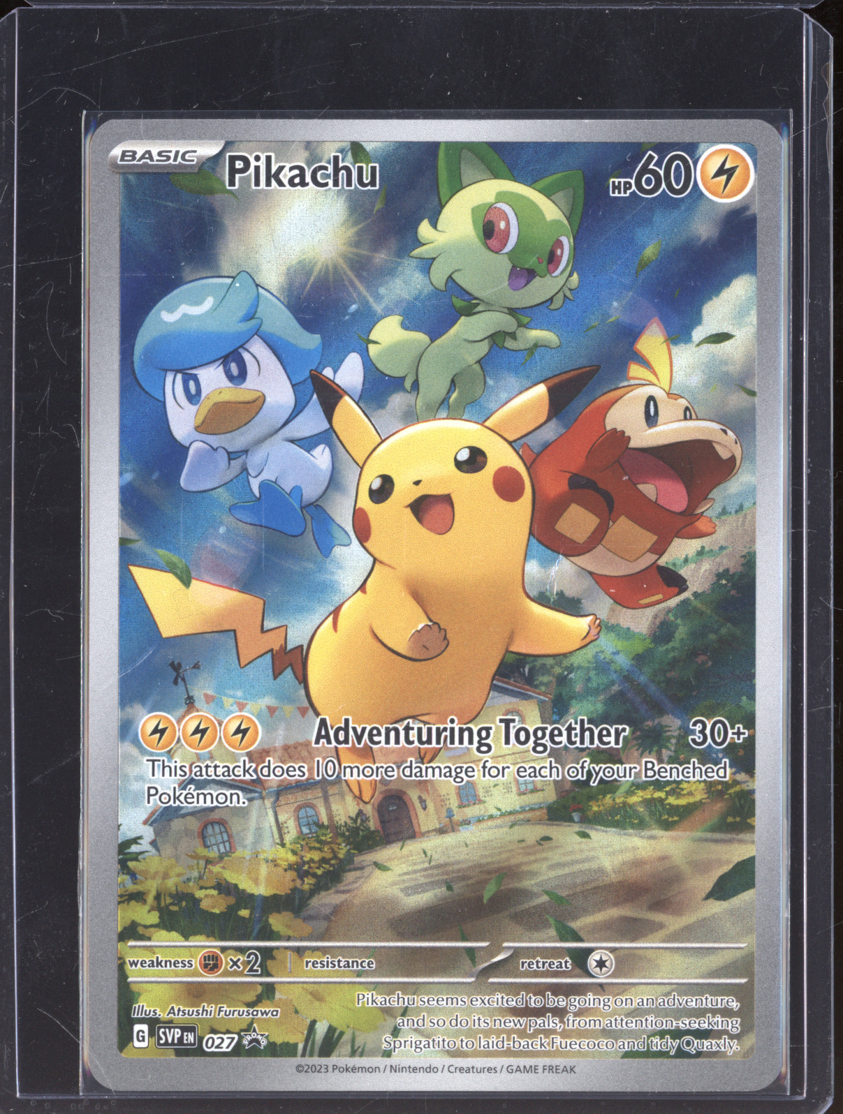 2023 Pokemon SVP #027 Pikachu — front
