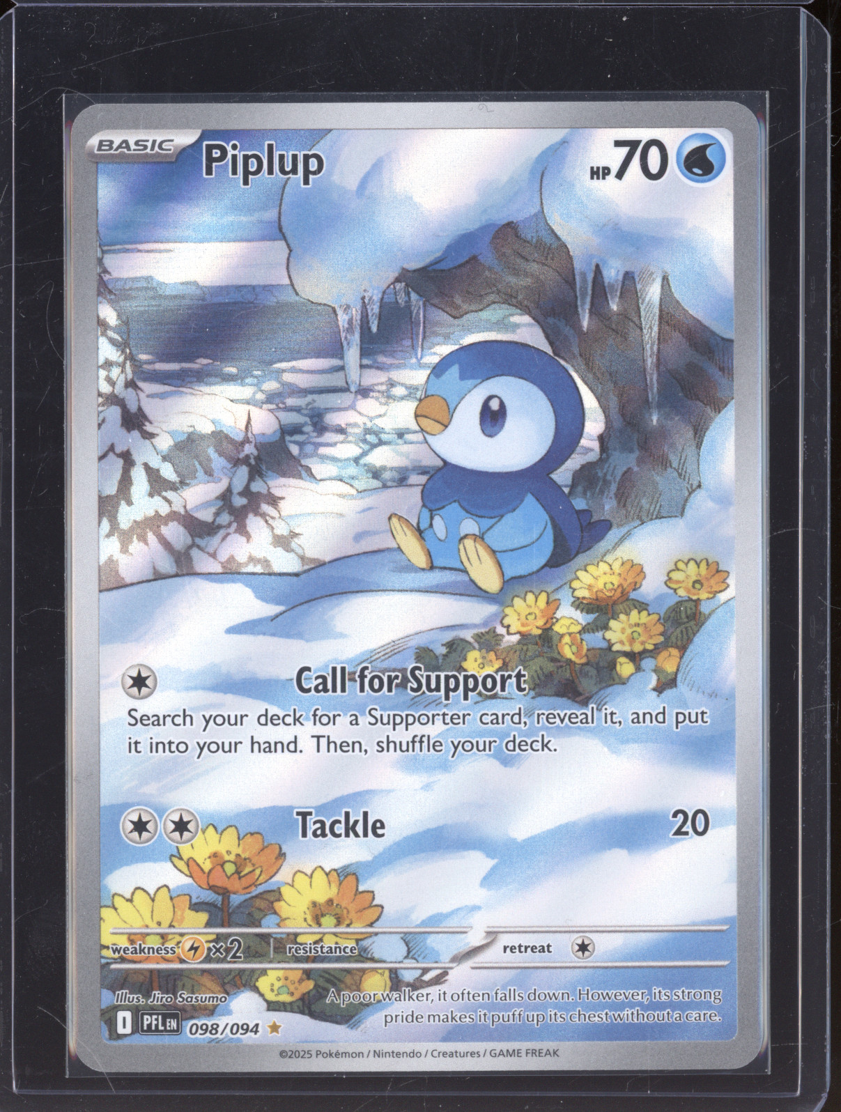 2025 Pokémon ME02: Phantasmal Flames #098 Piplup — front