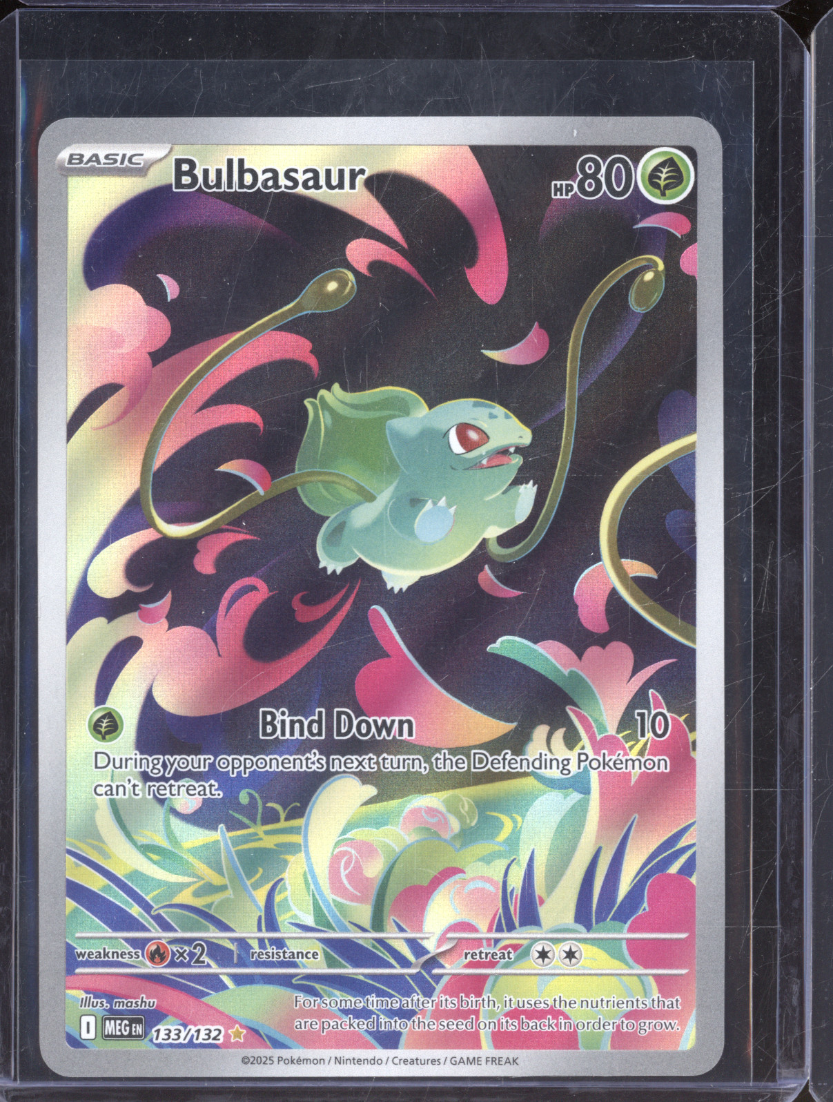 2025 Pokemon Mega Evolutions #133 Bulbasaur — front