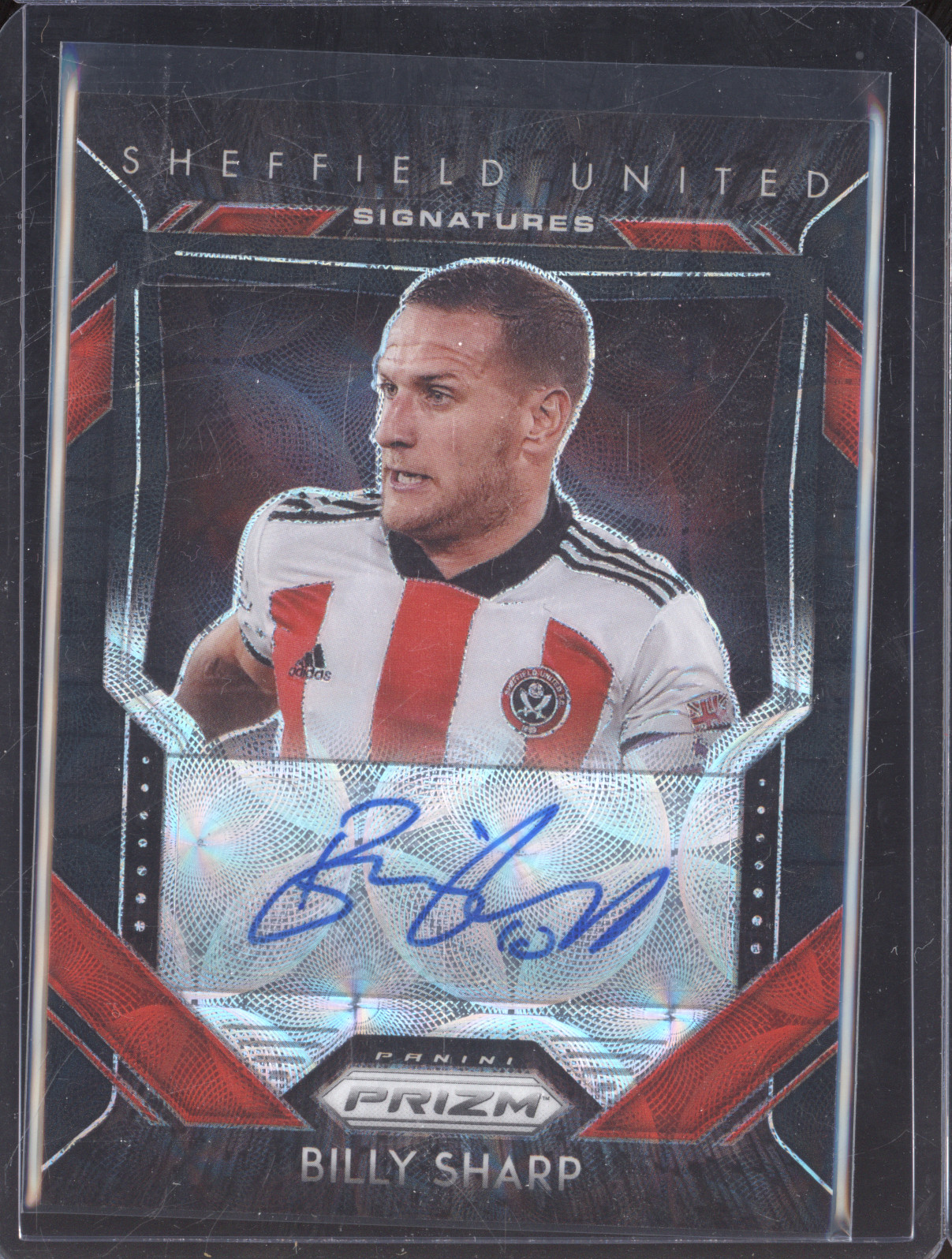 2020-21 Panini Prizm Signatures Billy Sharp Sheffield United — front