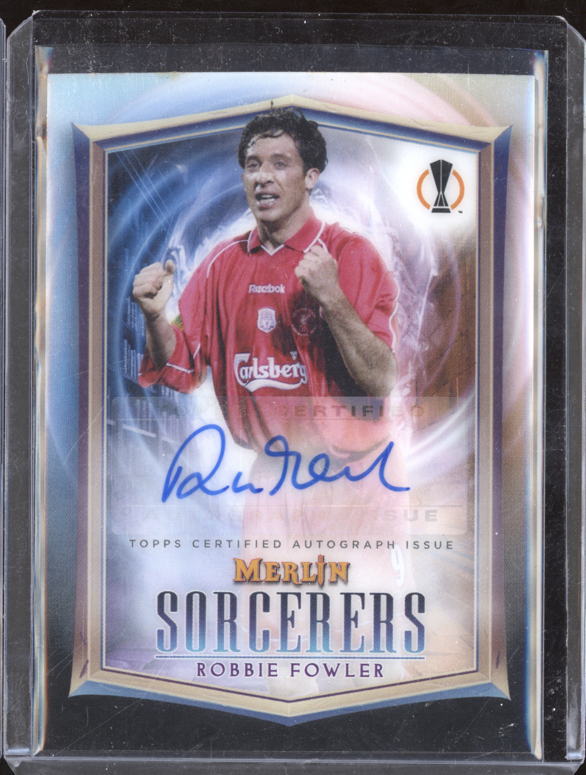2022-23 Topps Merlin Sorcerers #9 Robbie Fowler — front