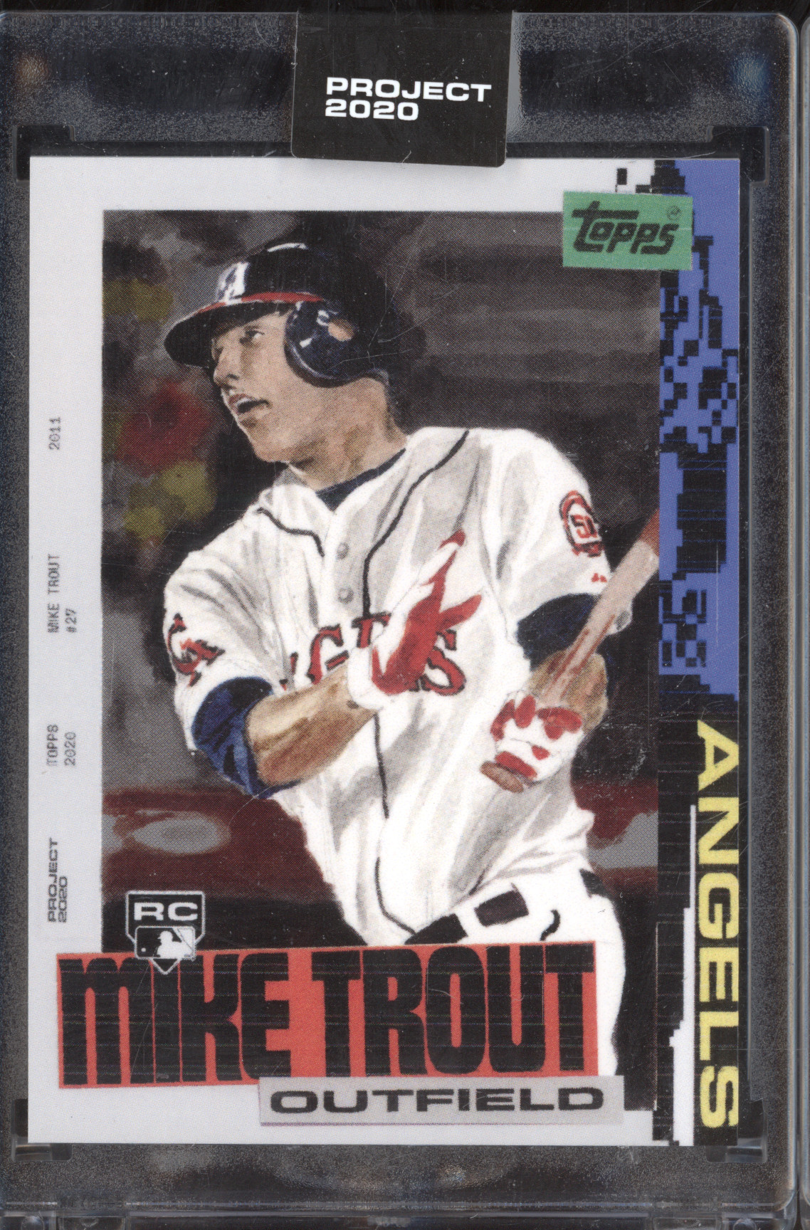 2020 Topps Project 2020 #85 Mike Trout by Jacob Rochester — front