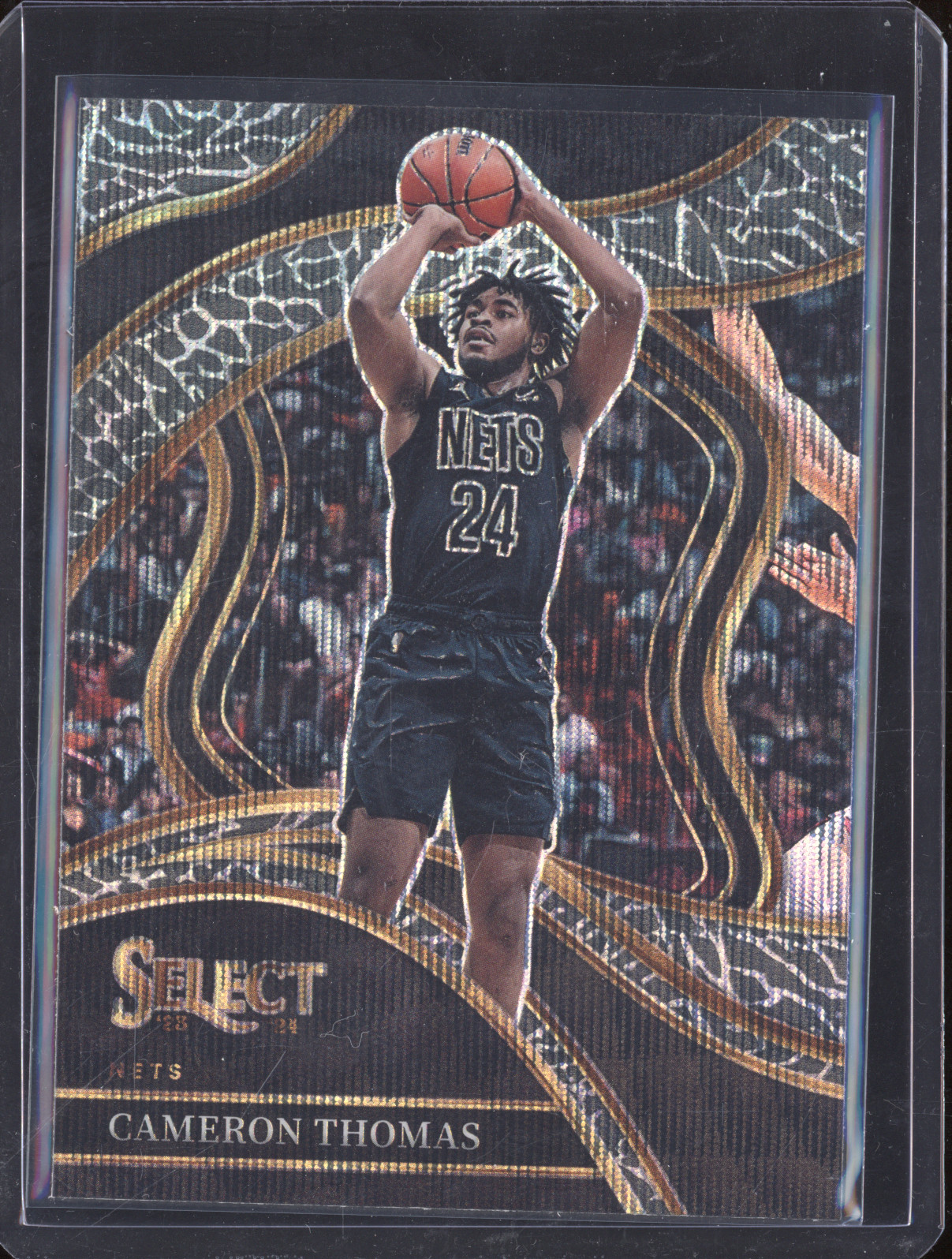 2023-24 Panini Select Courtside Elephant Prizm #206 Cameron Thomas — front
