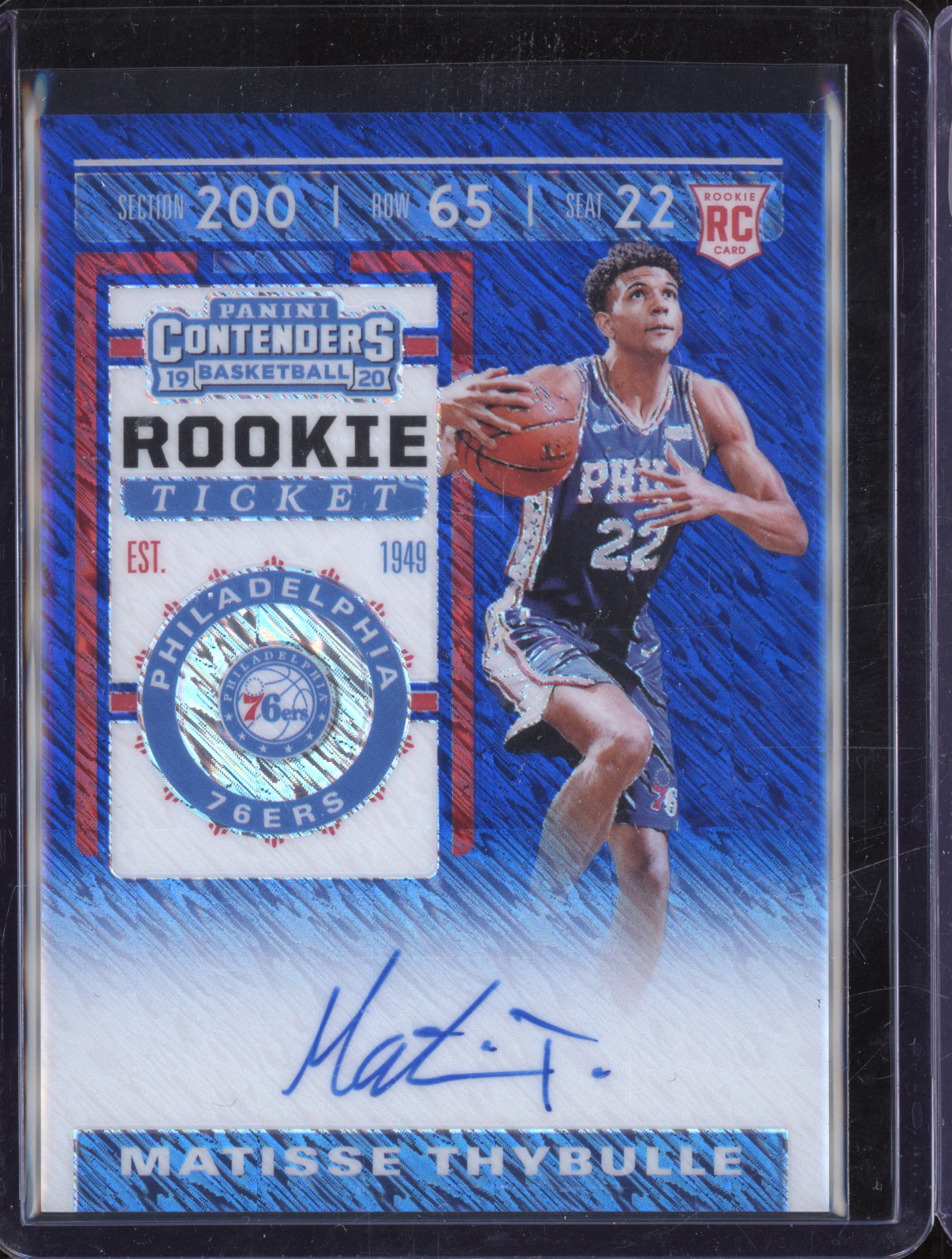 2019-20 Panini Contenders #104 Matisse Thybulle Rookie Ticket — front