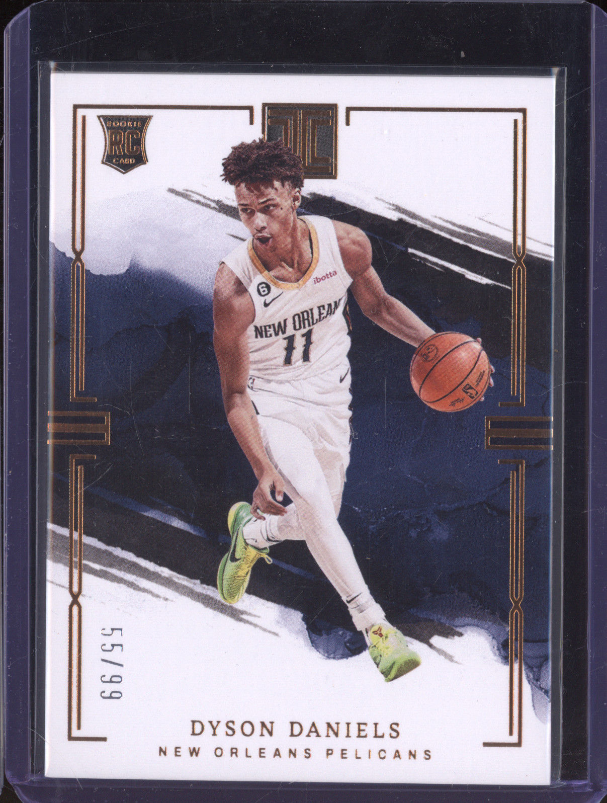 2022-23 Panini Impeccable #55 Dyson Daniels — front