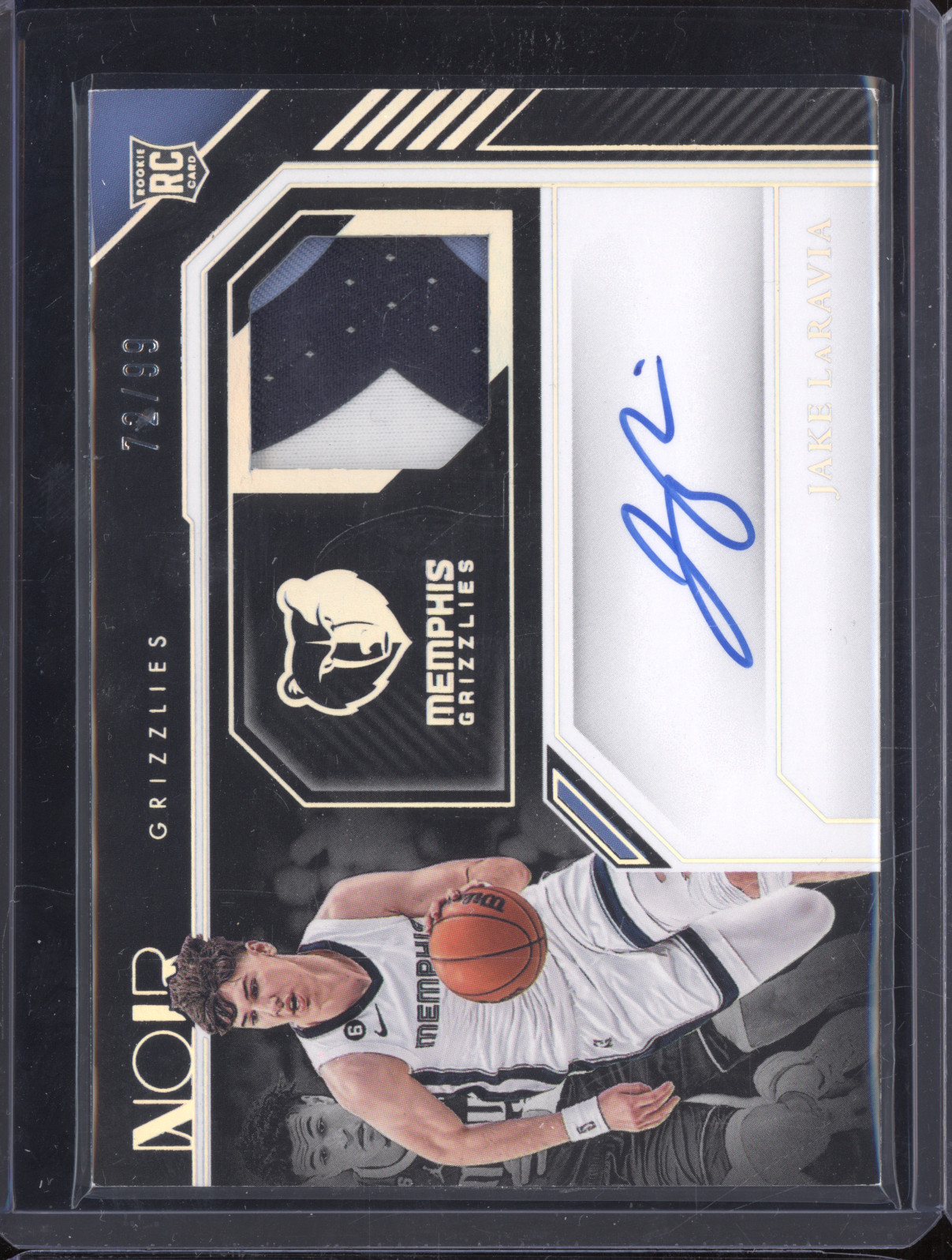 2022-23 Panini Noir #72 Jake LaRavia — front