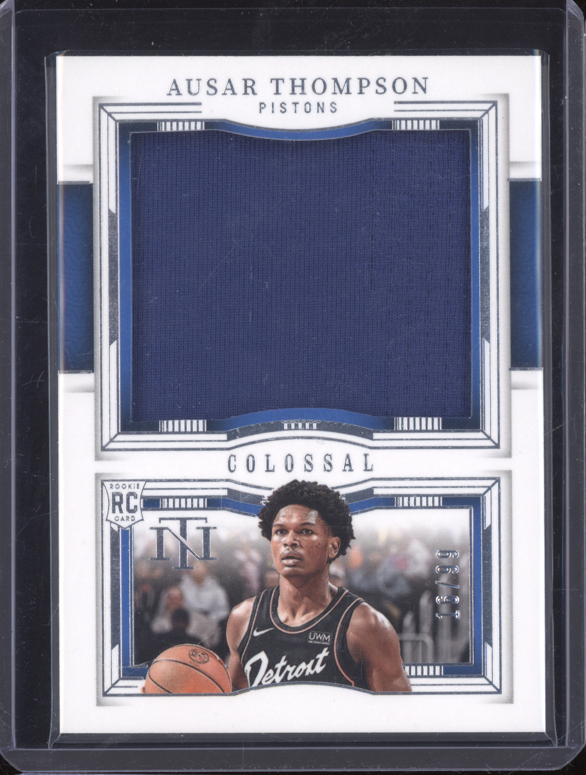 2023-24 Panini National Treasures Colossal Rookie Materials #CR-ASR Ausar Thompson — front