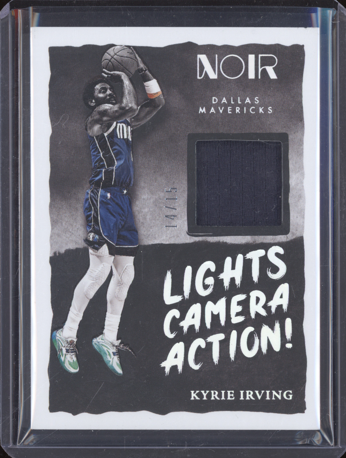 2024 Panini Noir Lights Camera Action! #LCA-KI Kyrie Irving — front