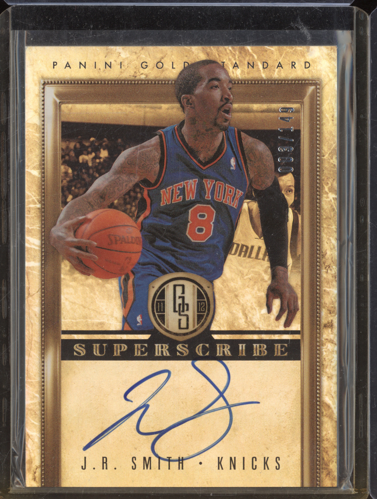 2011-12 Panini Gold Standard Superscribe #003 J.R. Smith — front