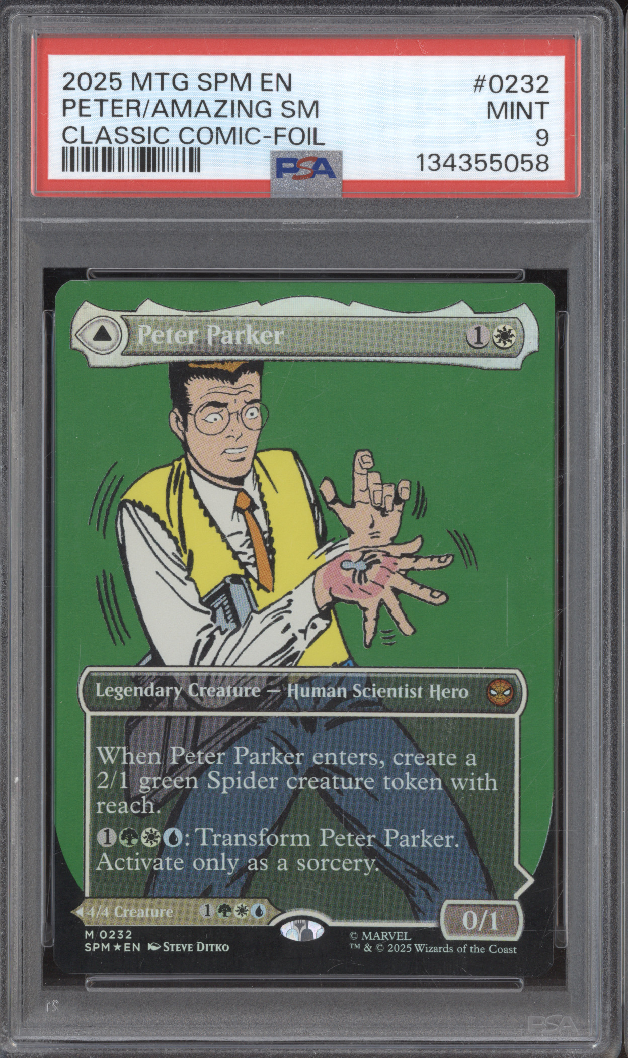 2025 MTG SPM #0232 Peter Parker/Amazing Spider-Man — front