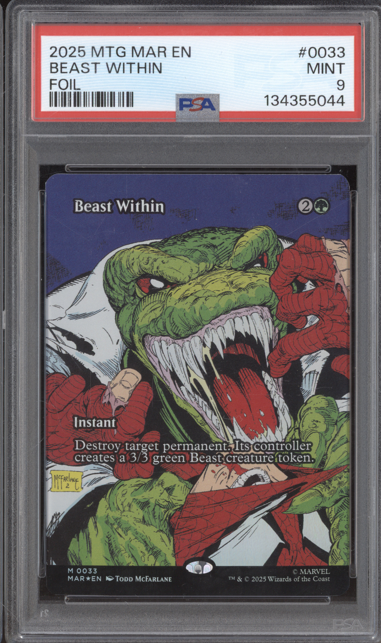 2025 Magic: The Gathering #0033 Beast Within — front