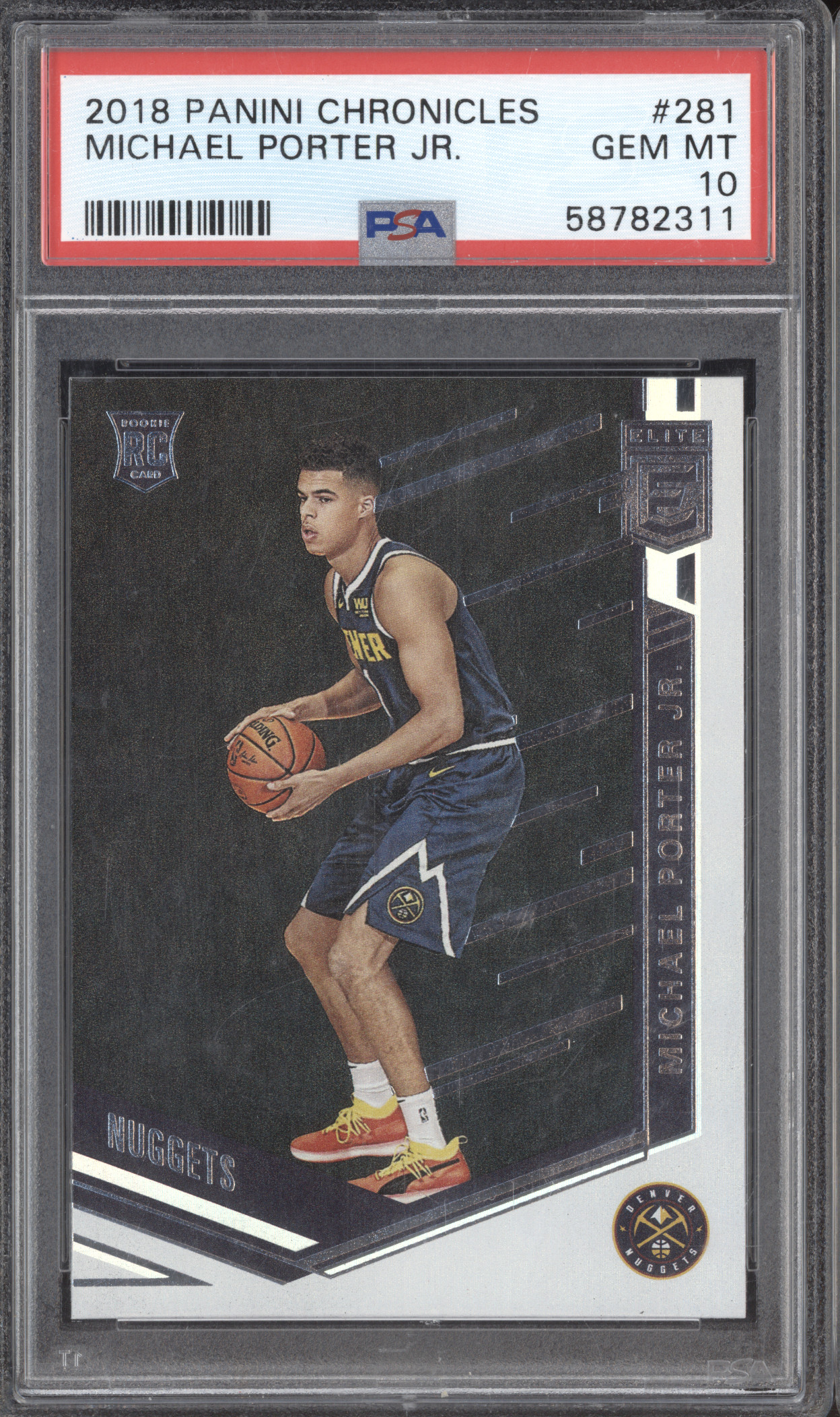 2018 Panini Chronicles #281 Michael Porter Jr. — front
