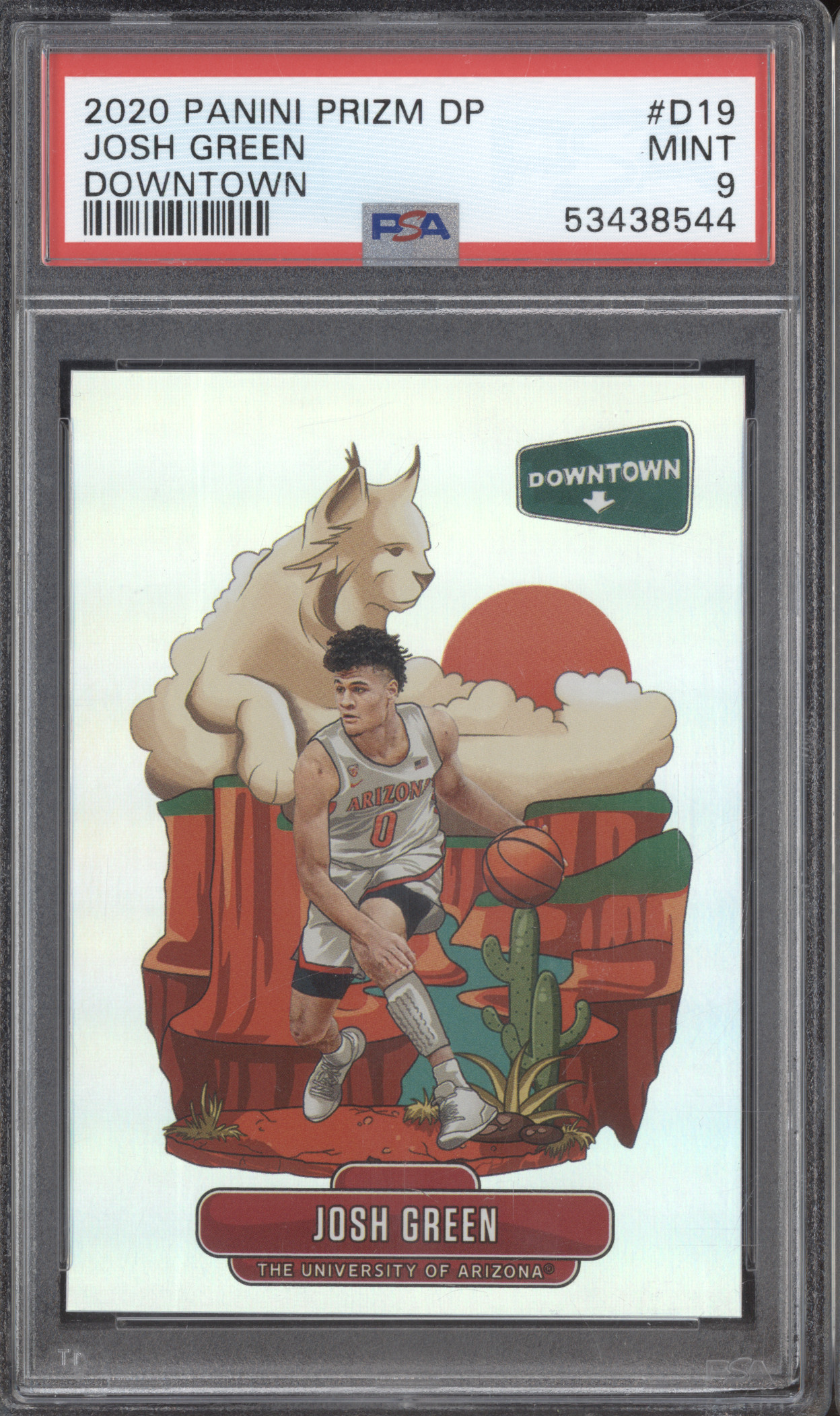 2020 Panini Prizm DP #D19 Josh Green Downtown — front