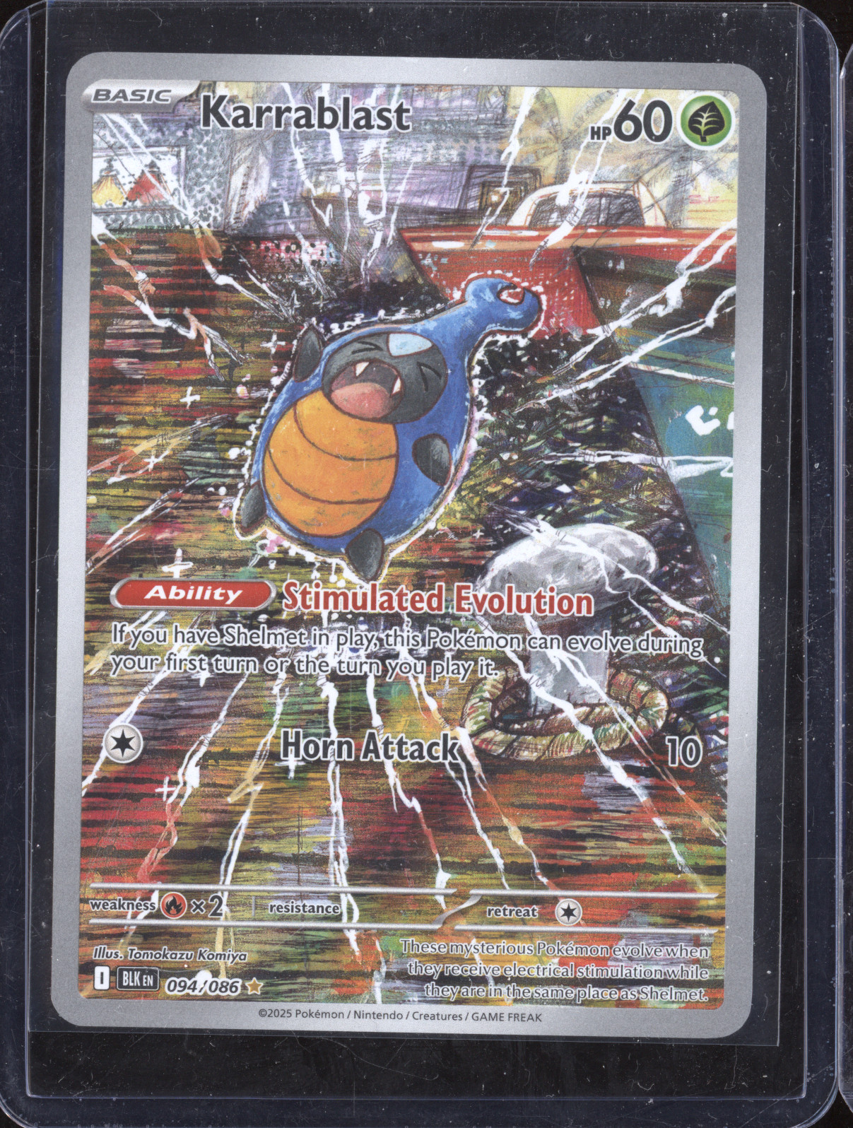 2025 Pokémon 094 Karrablast — front