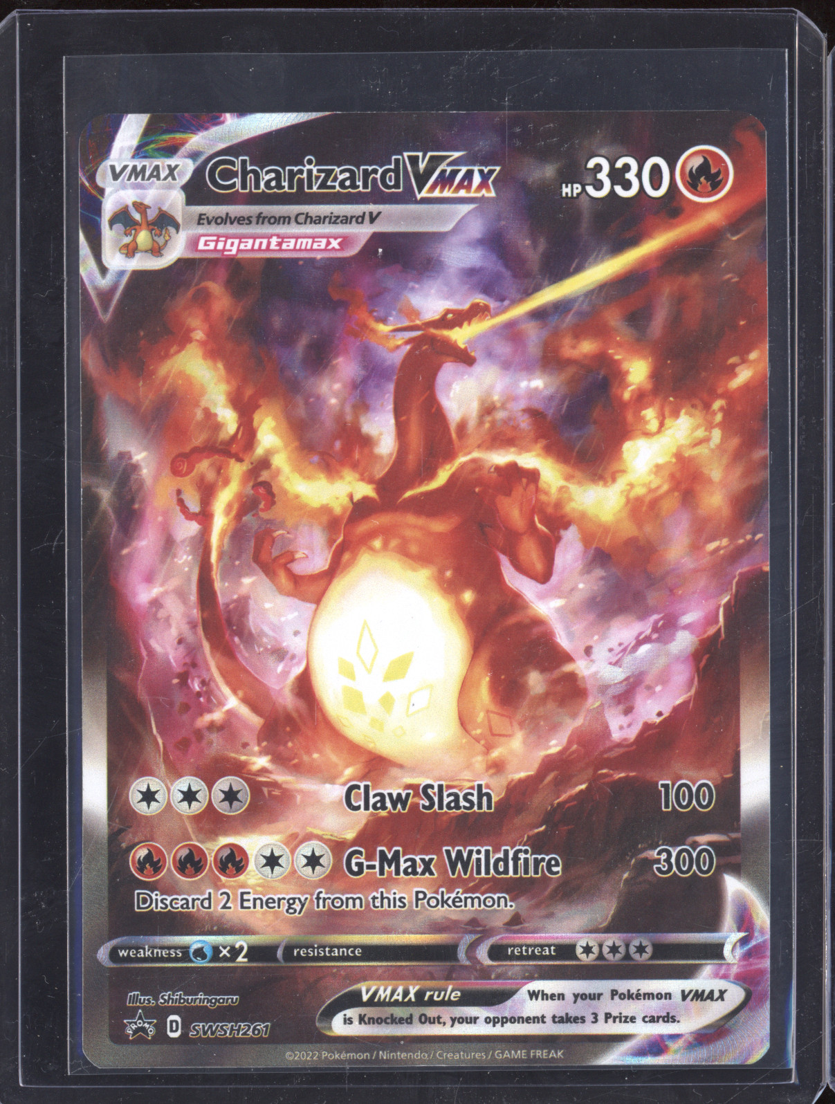 2022 Pokémon SWSH261 Charizard VMAX — front