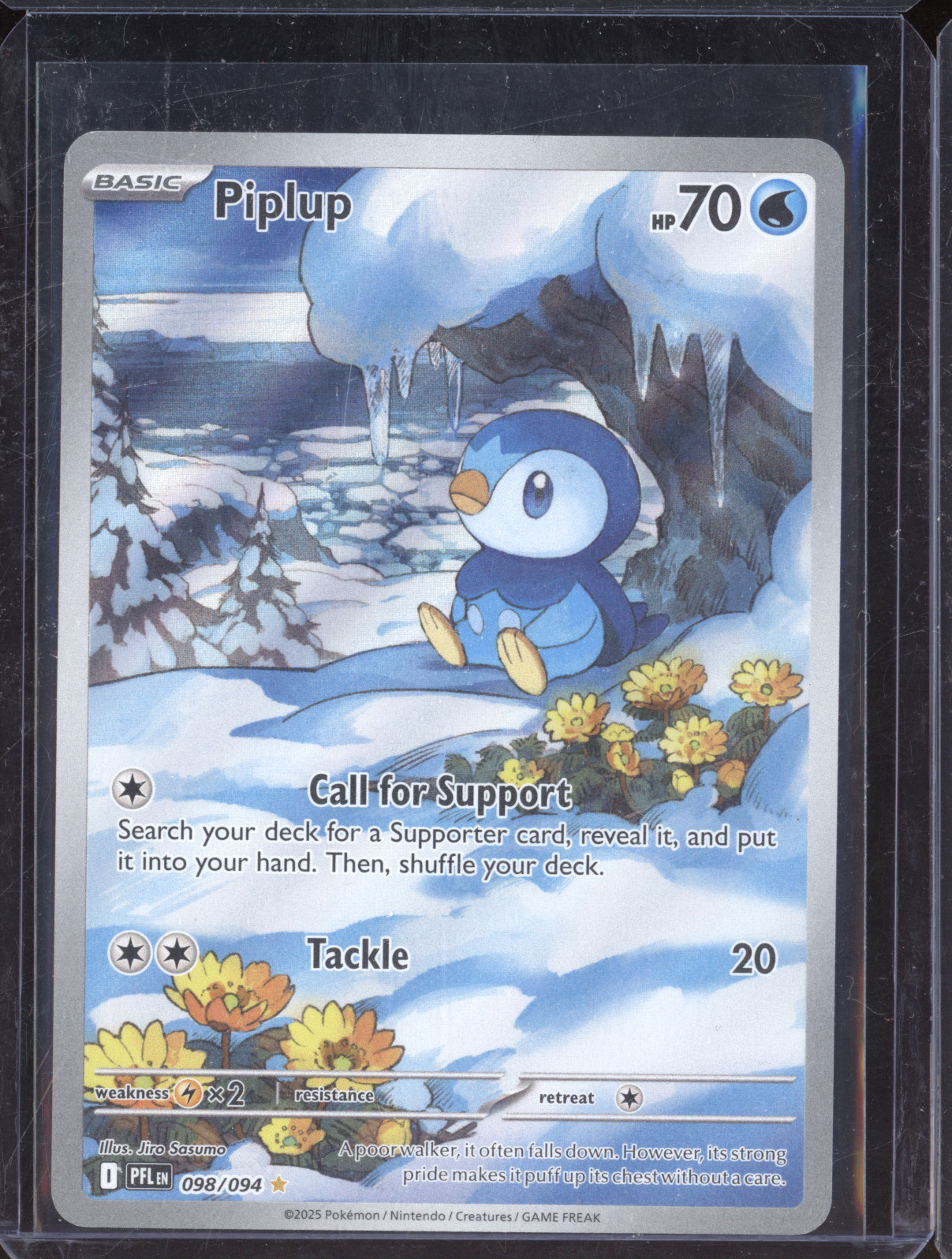 2025 Pokémon #098 Piplup — front