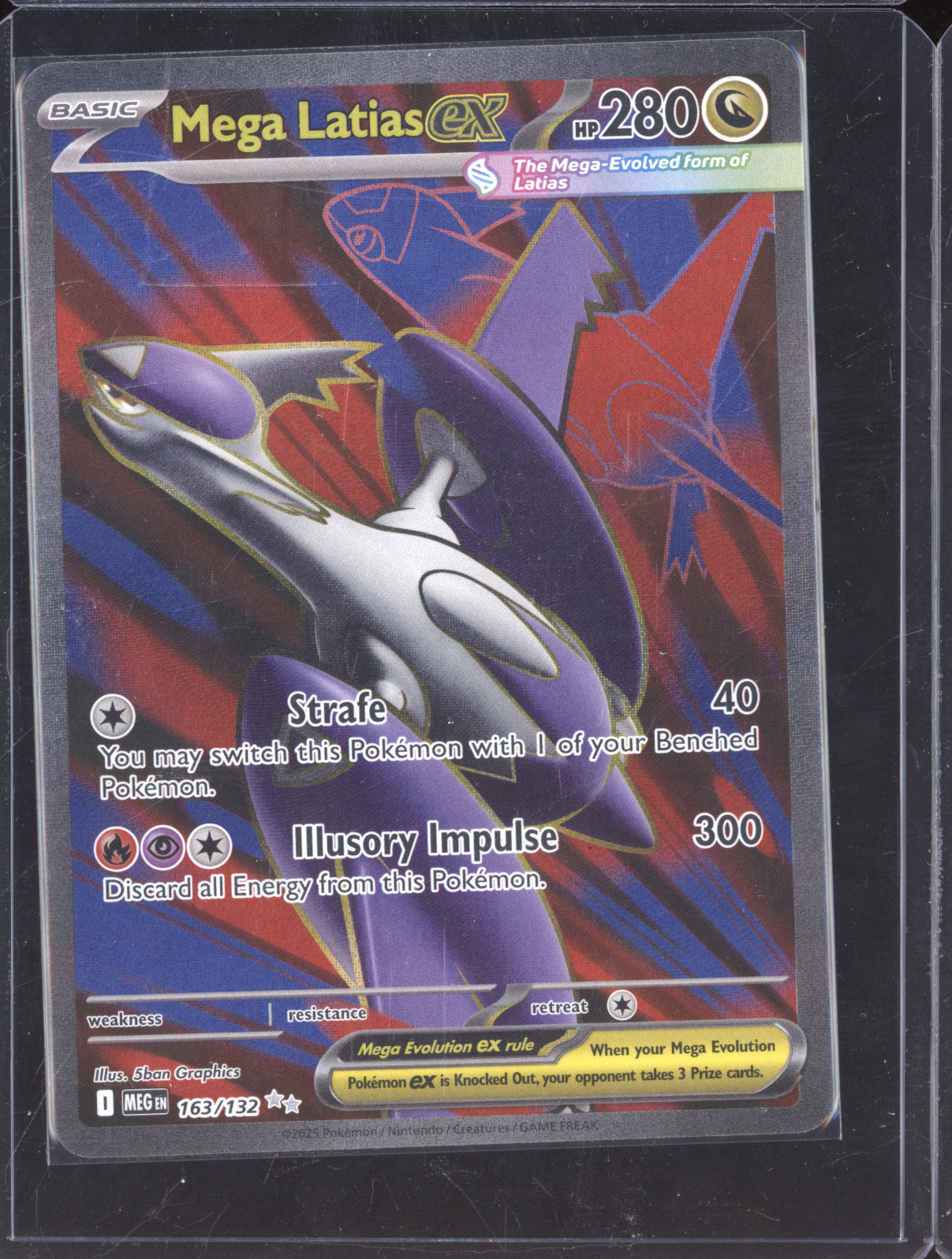 2025 Pokémon Mega Evolution #163/132 Mega Latias ex — front